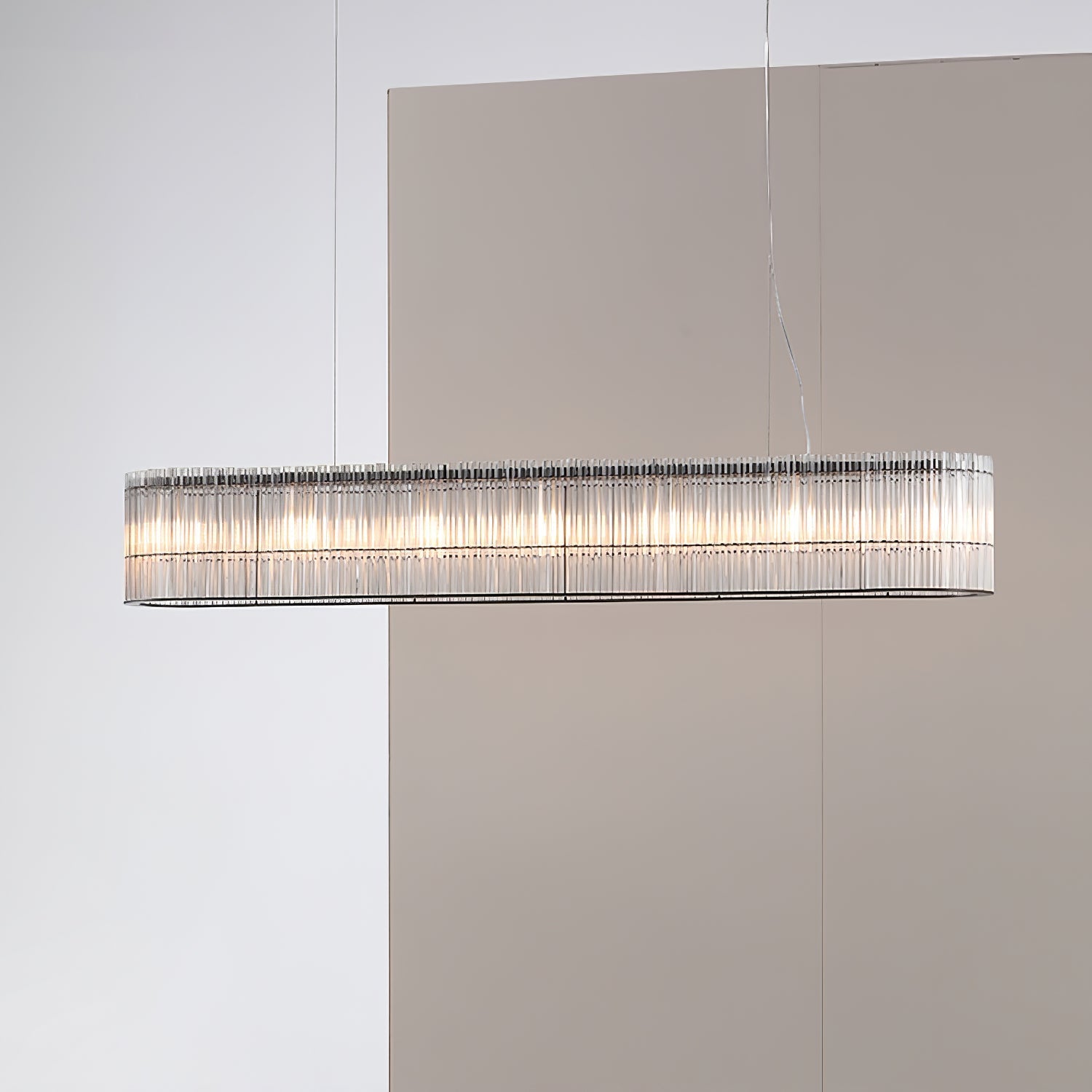 Lustra Pendant Lamp Glass Tube Ring Modern Luxury - Letslighting