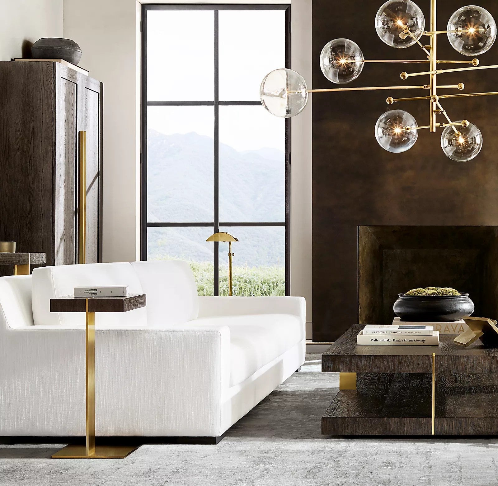 Orbit Contemporary Glass Chandelier - Letslighting