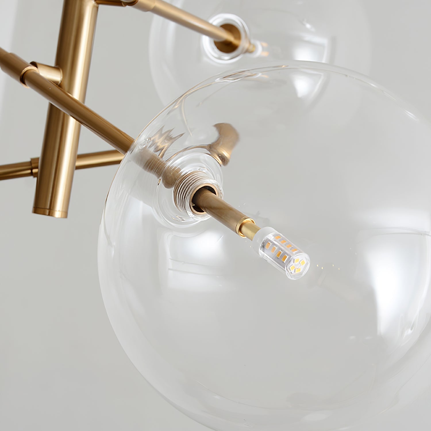 Orbit Contemporary Glass Chandelier - Letslighting