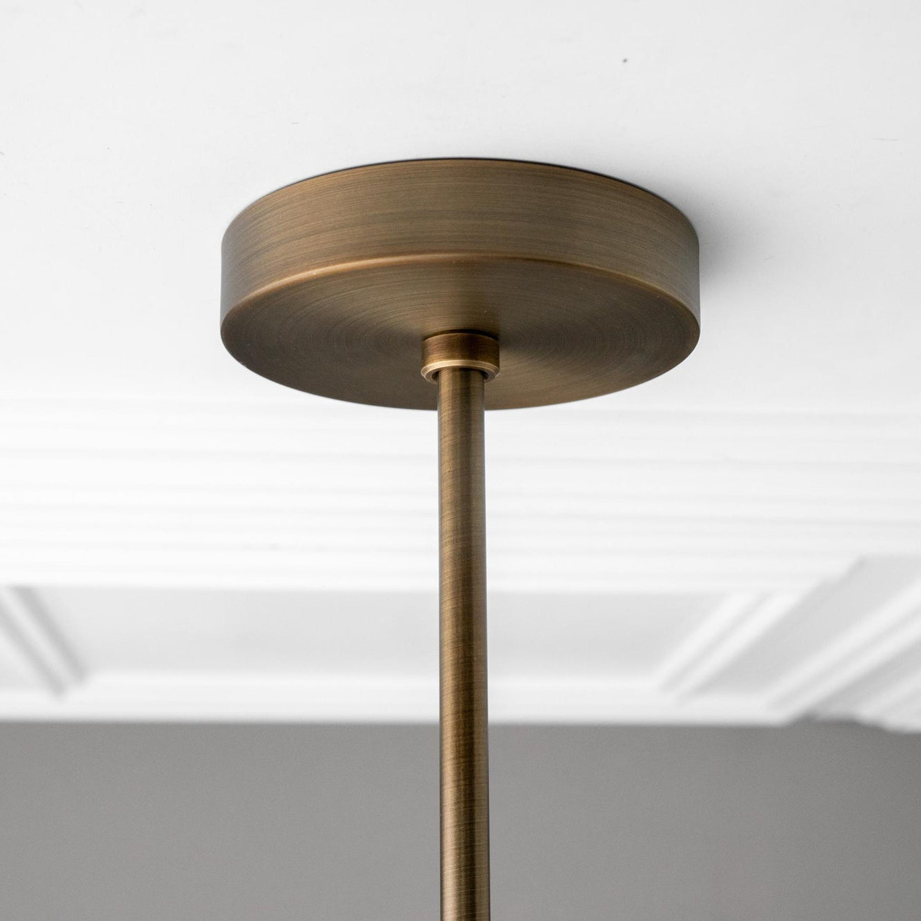 Vosole Vintage Industrial Linear Brass Chandelier - Letslighting