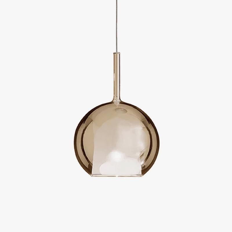 Lustra Pendant Lamp Smoked Glass Round - Letslighting
