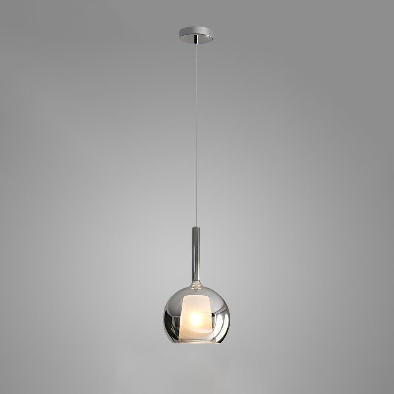 Lustra Pendant Lamp Smoked Glass Round - Letslighting