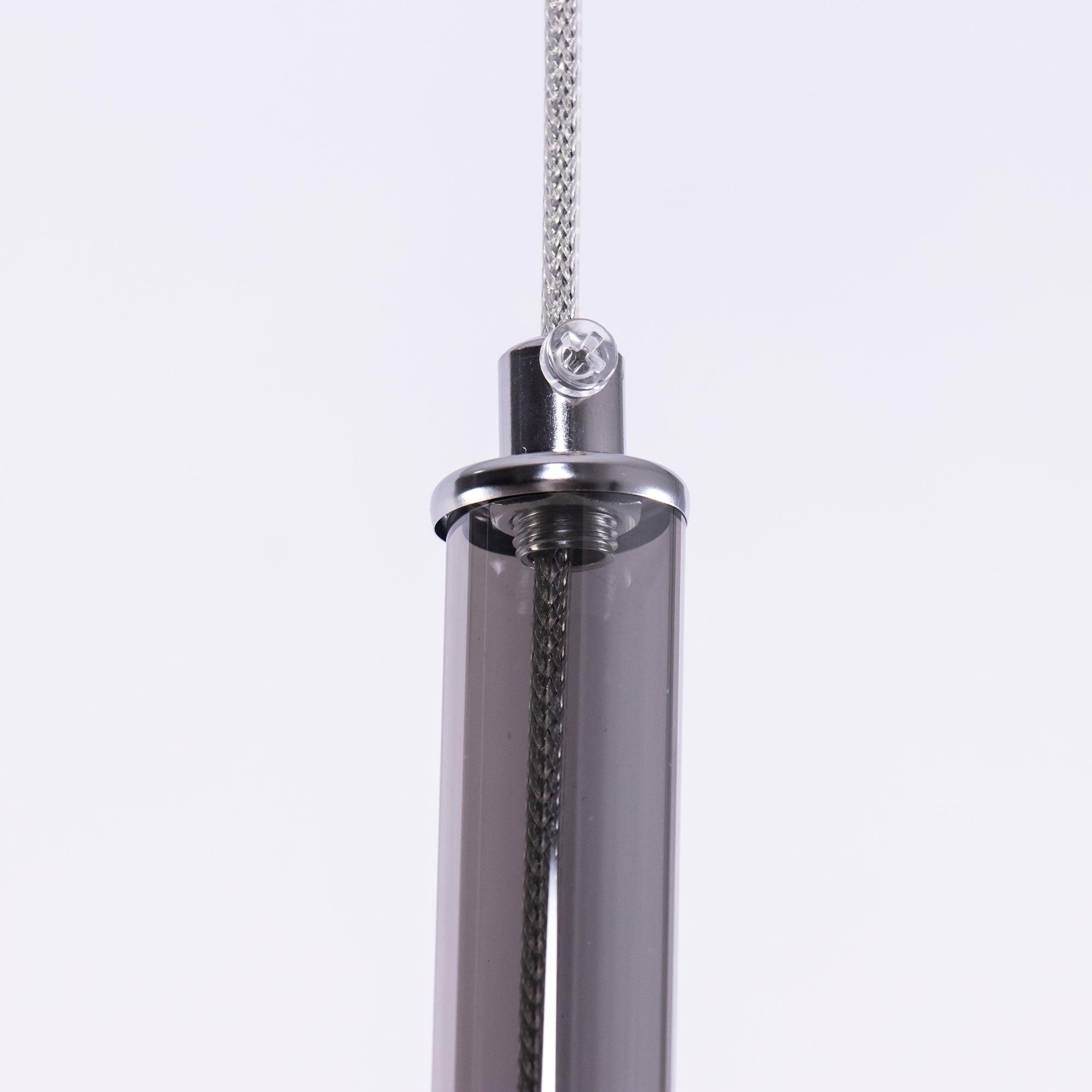 Lustra Pendant Lamp Smoked Glass Round - Letslighting