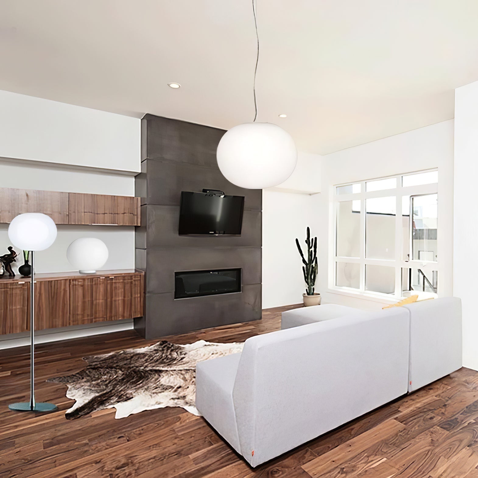 Orba Contemporary Glass Pendant Lamp - Letslighting