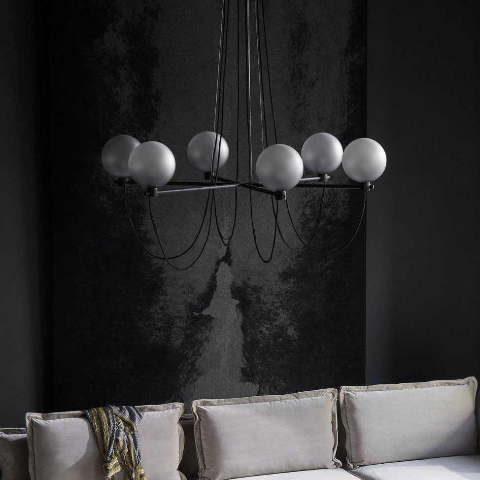 Valentina Nordic Modern Glass Ball Chandelier