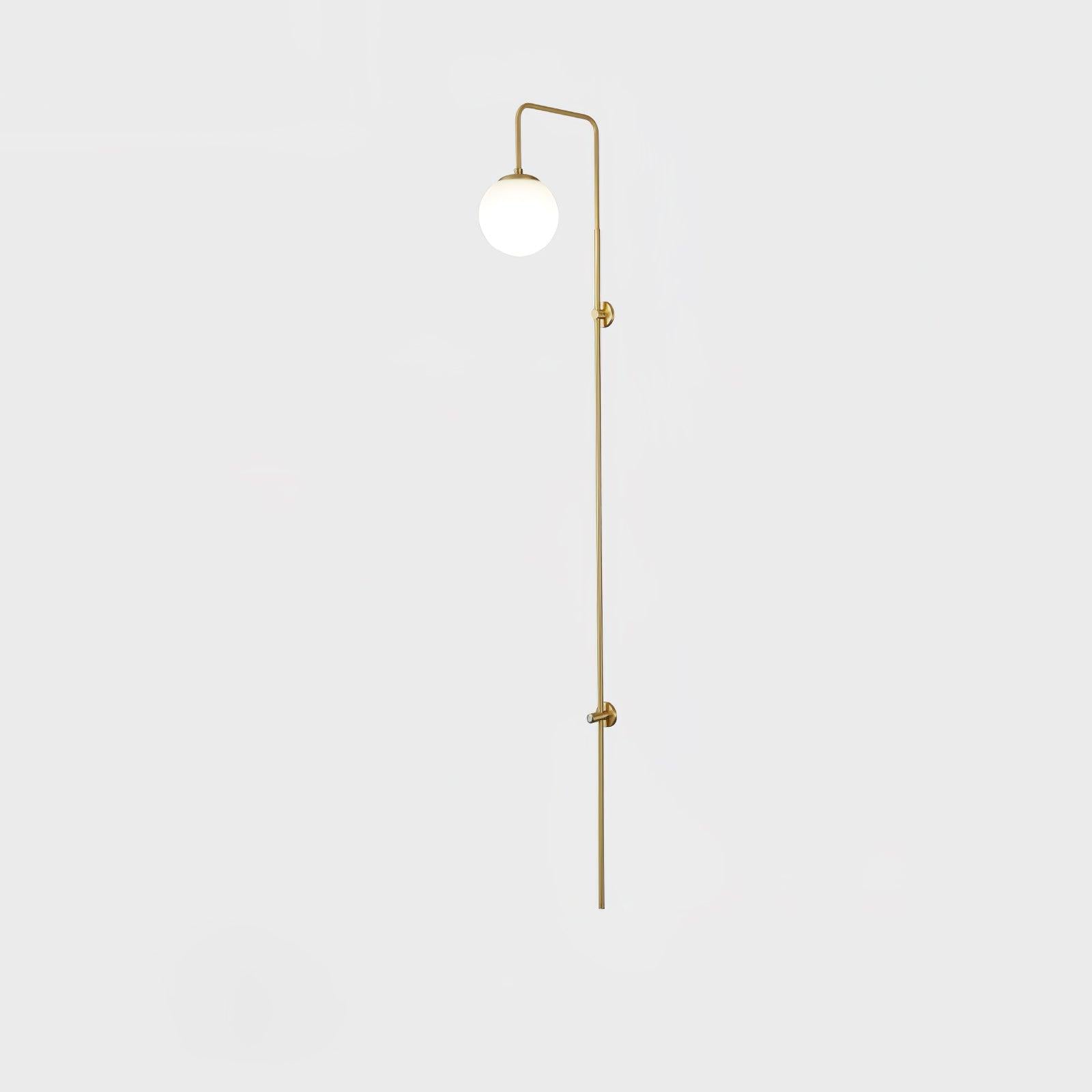 Nyvaris Modern Minimalist Globe Brass Glass Sconce Wall lamp - Letslighting