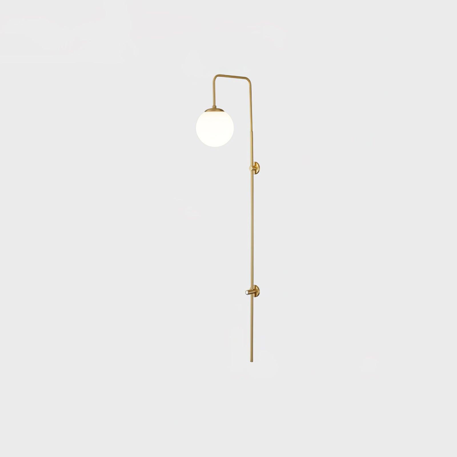Nyvaris Modern Minimalist Globe Brass Glass Sconce Wall lamp - Letslighting