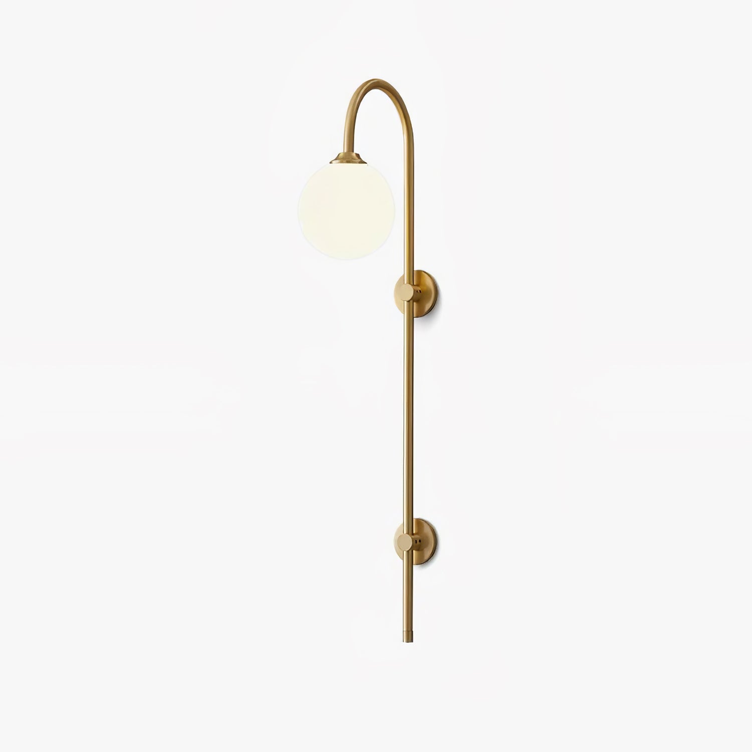 Nyvaris Modern Minimalist Globe Brass Glass Sconce Wall lamp - Letslighting