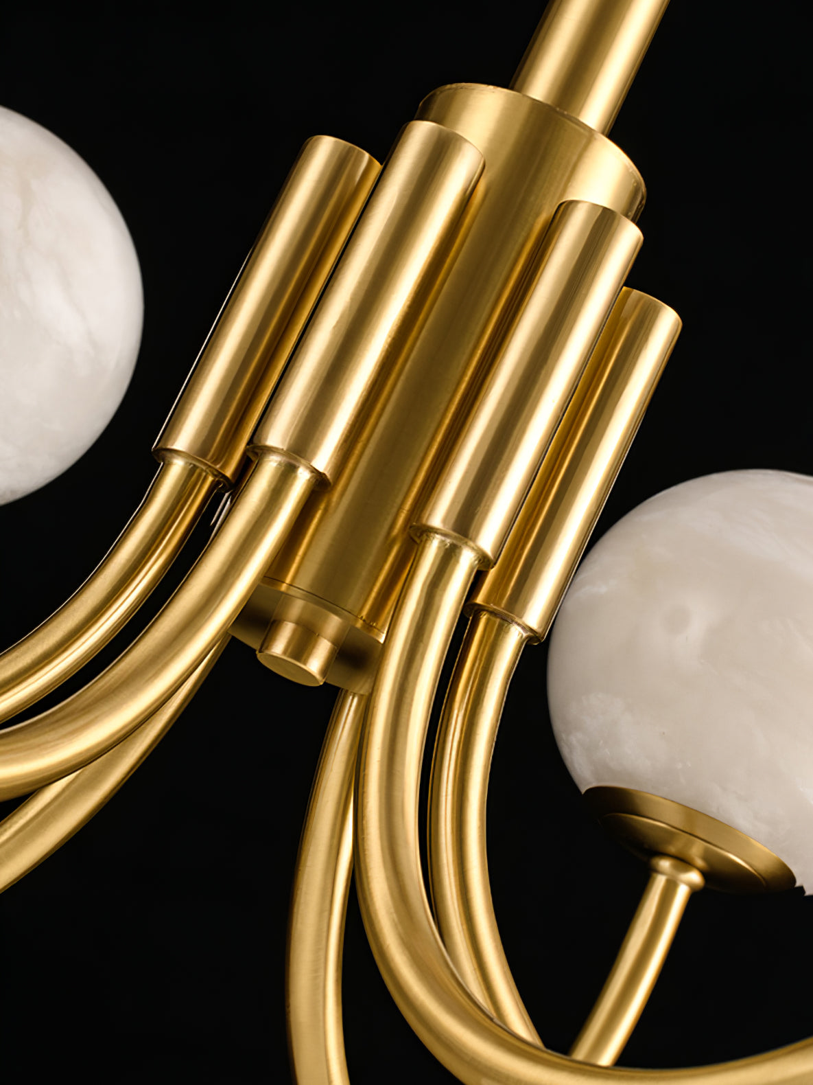 Round Wall Lamp Alabaster Plug-In Trio - Letslighting