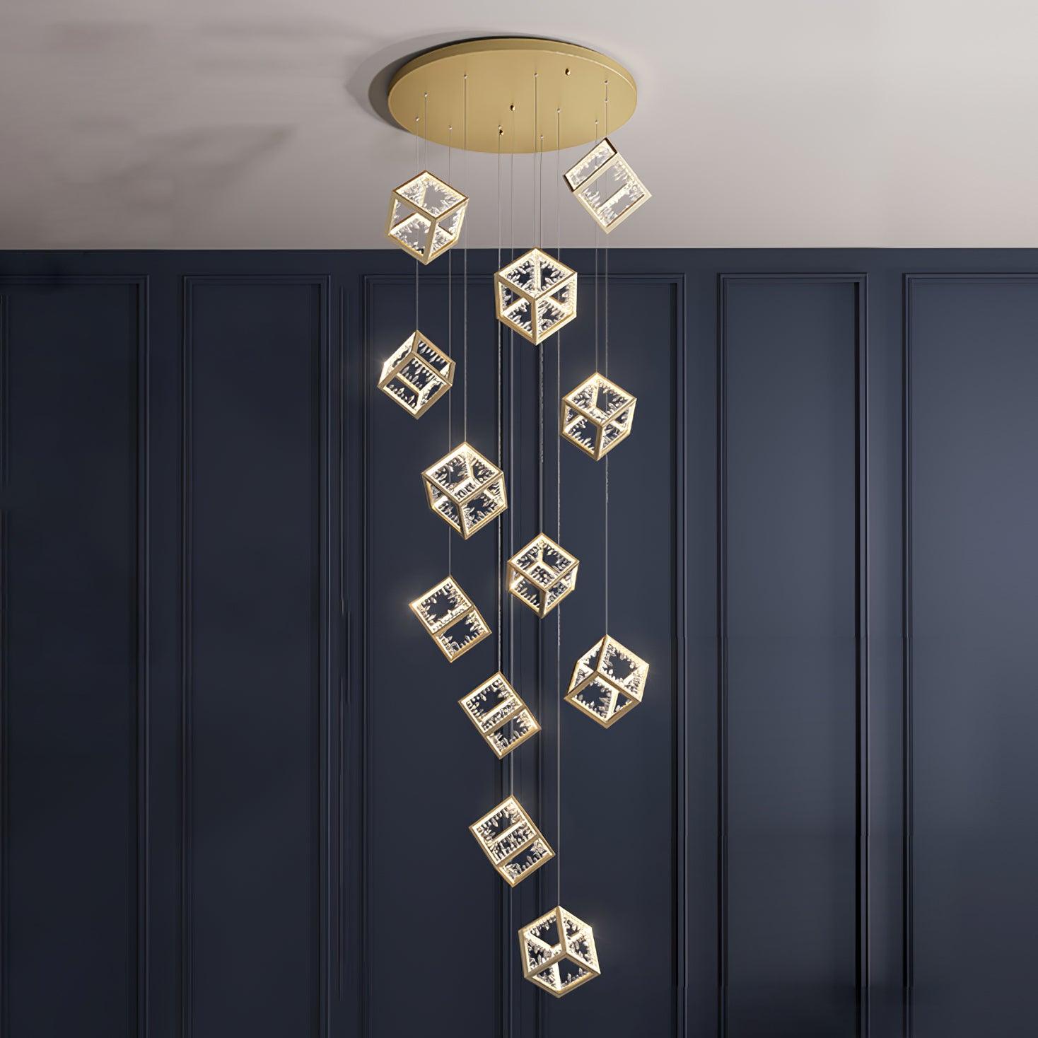 Kristy Gold Chandelier Mulit-Head - Letslighting
