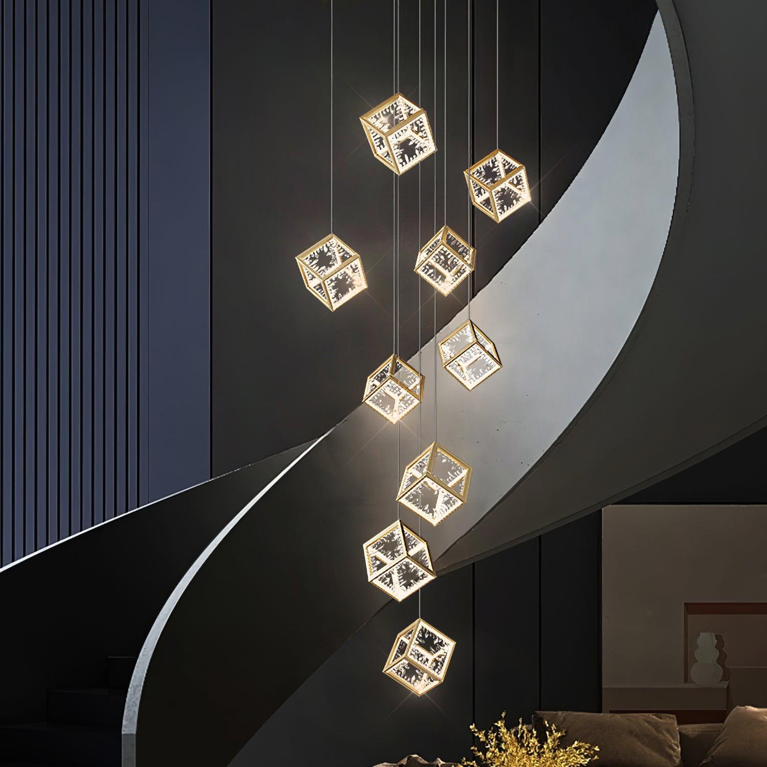 Kristy Gold Chandelier Mulit-Head - Letslighting