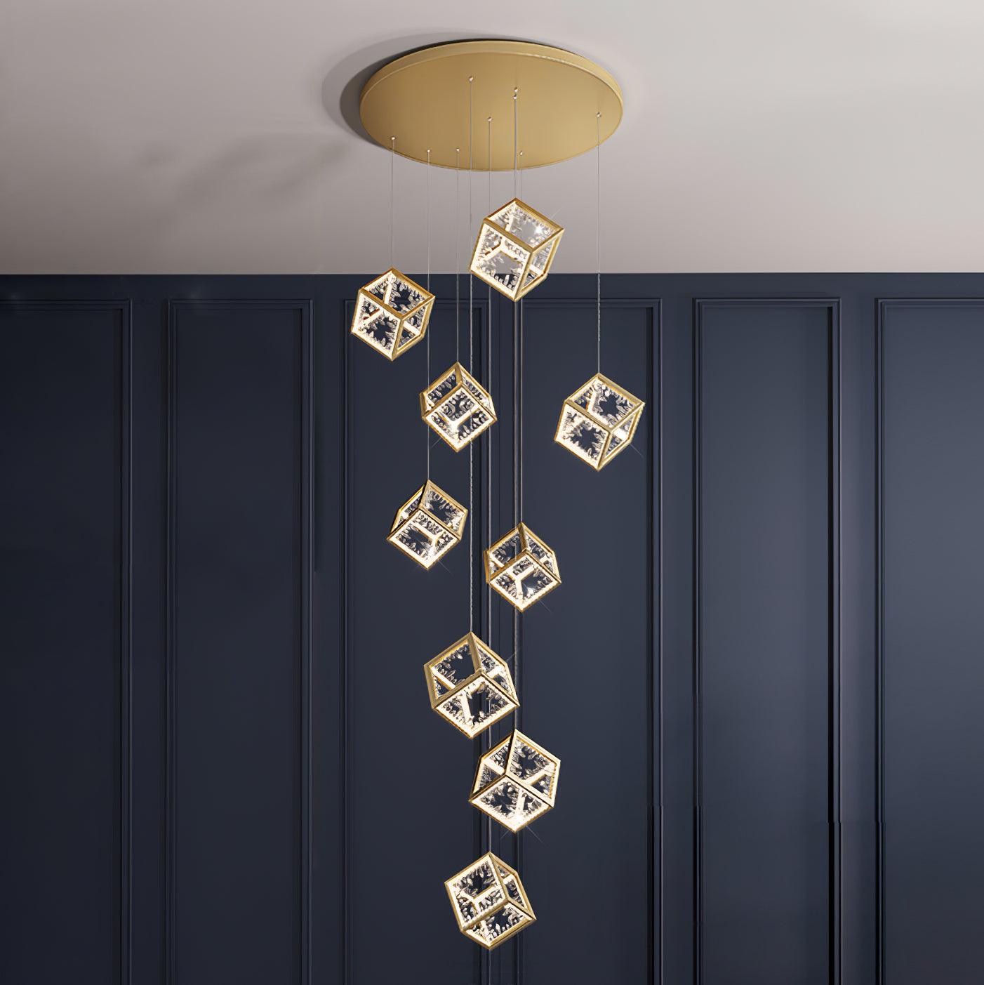 Kristy Gold Chandelier Mulit-Head - Letslighting