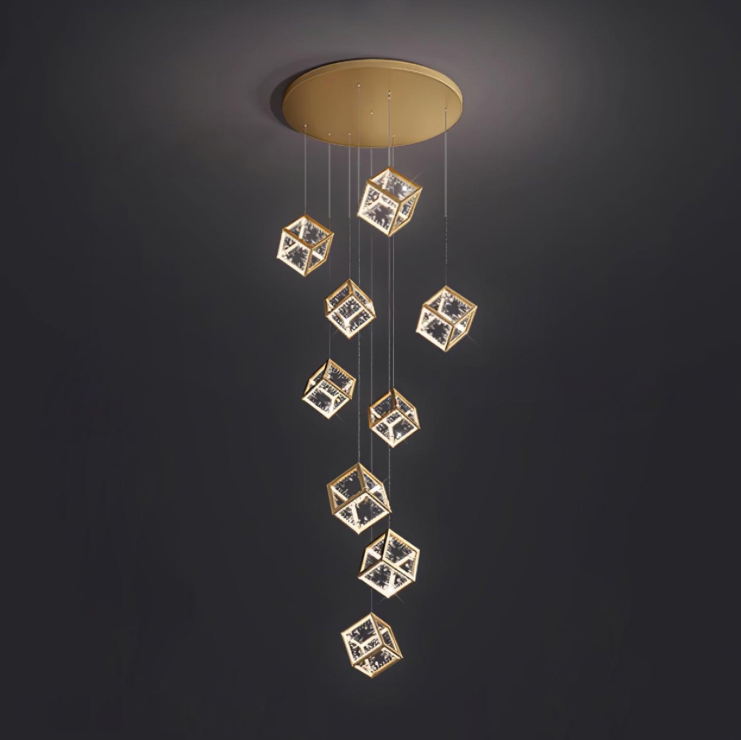 Kristy Gold Chandelier Mulit-Head - Letslighting