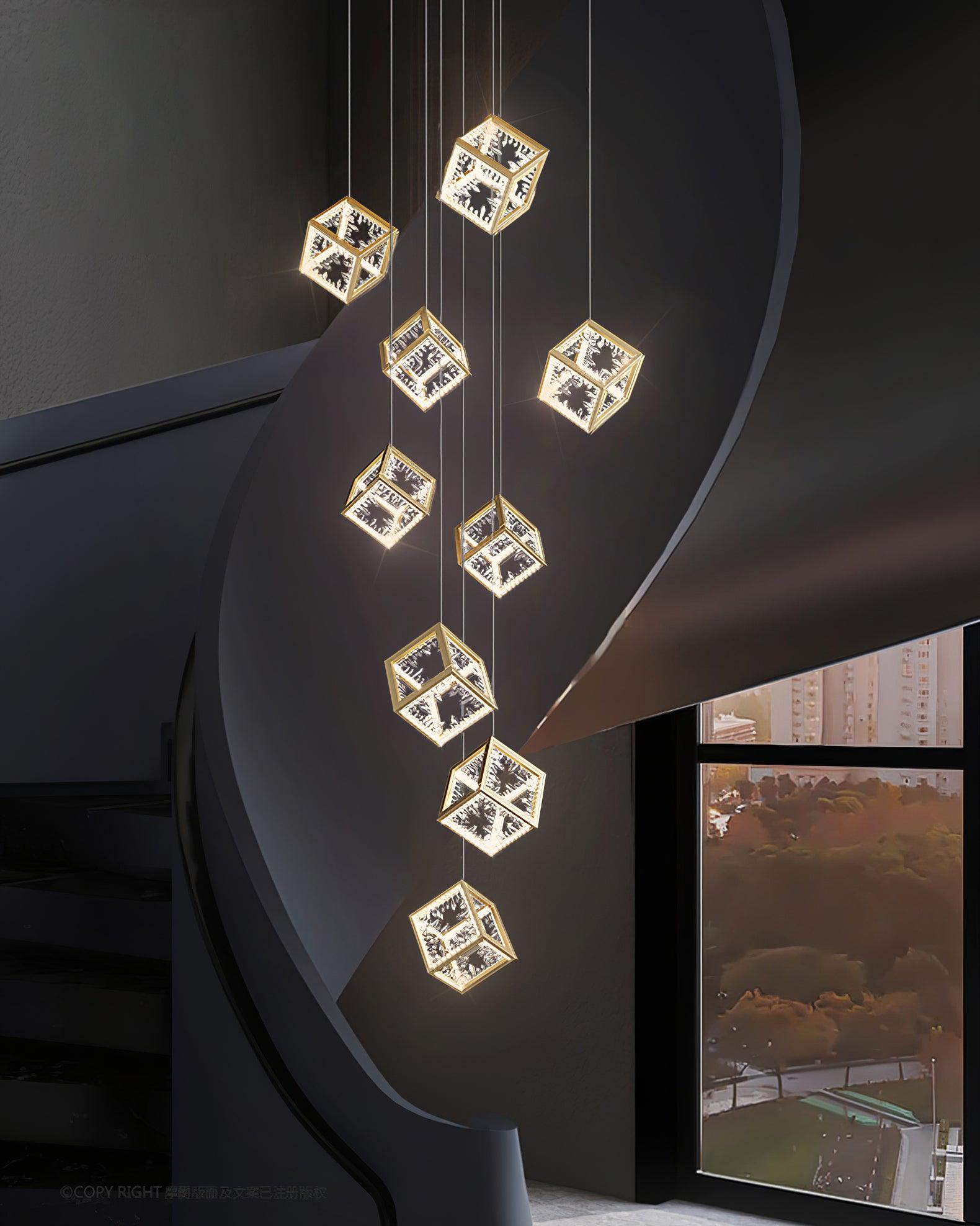 Kristy Gold Chandelier Mulit-Head - Letslighting