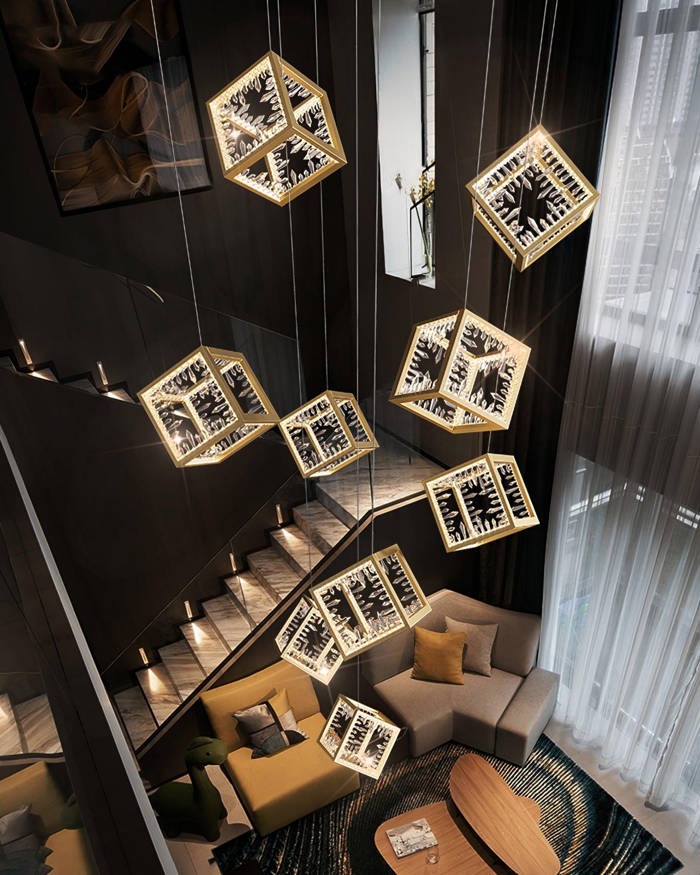 Kristy Gold Chandelier Mulit-Head - Letslighting