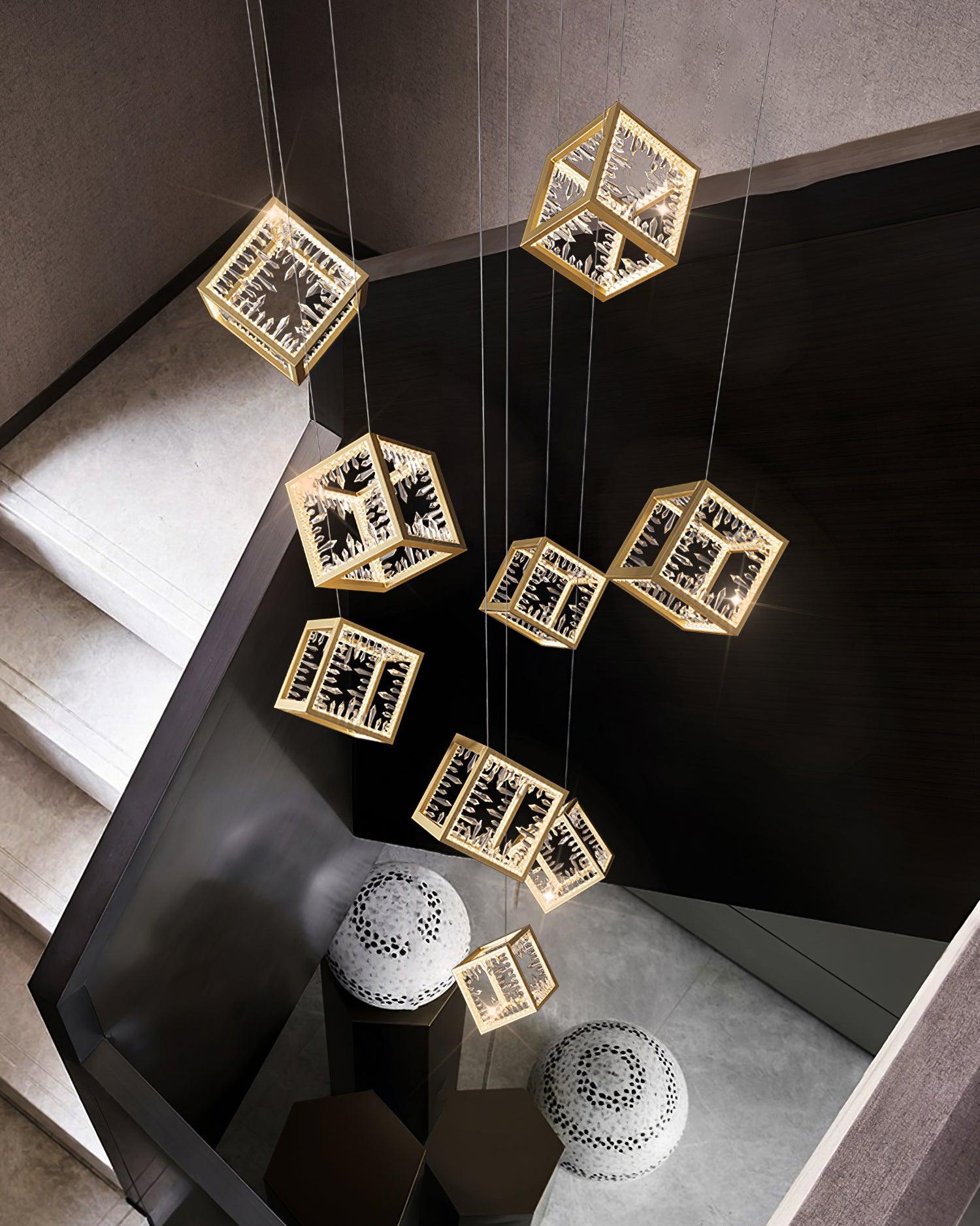 Kristy Gold Chandelier Mulit-Head - Letslighting