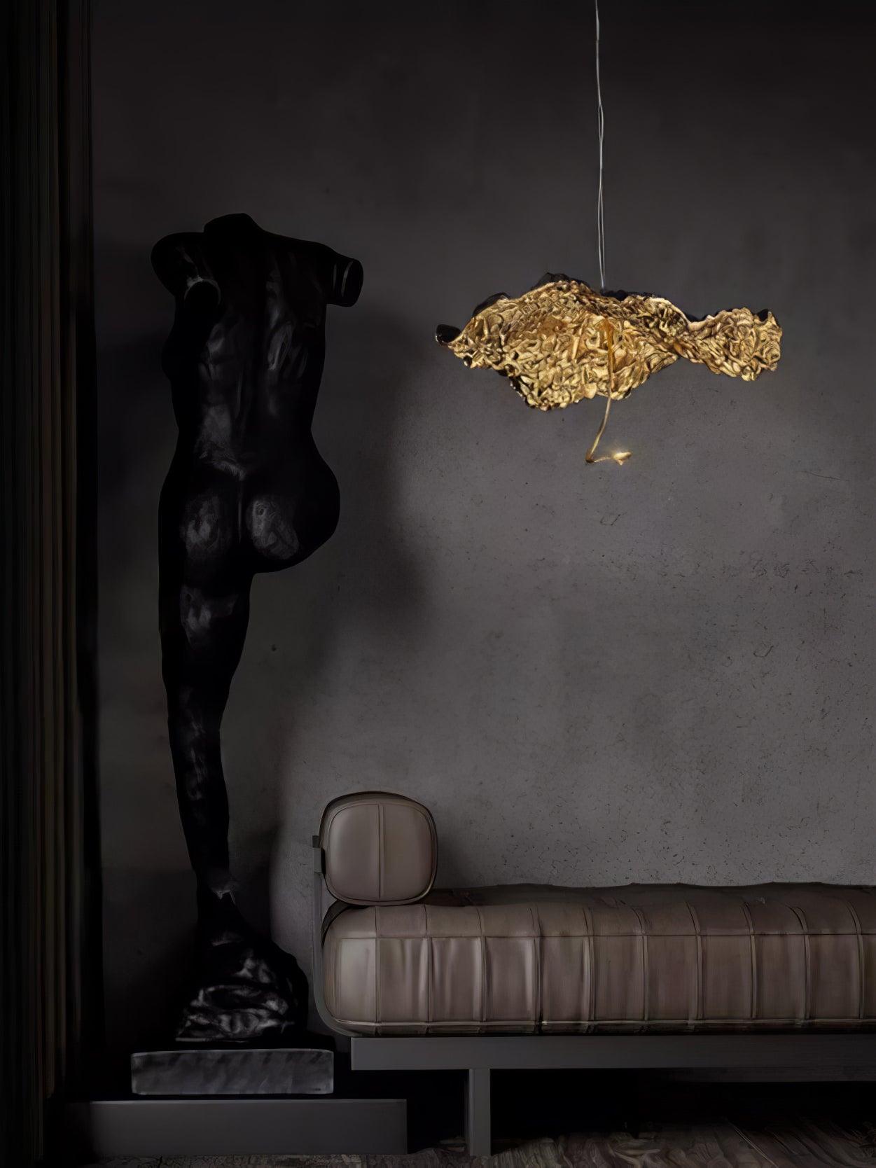 Aureate Cloud Brass Cluster Chandelier - Letslighting