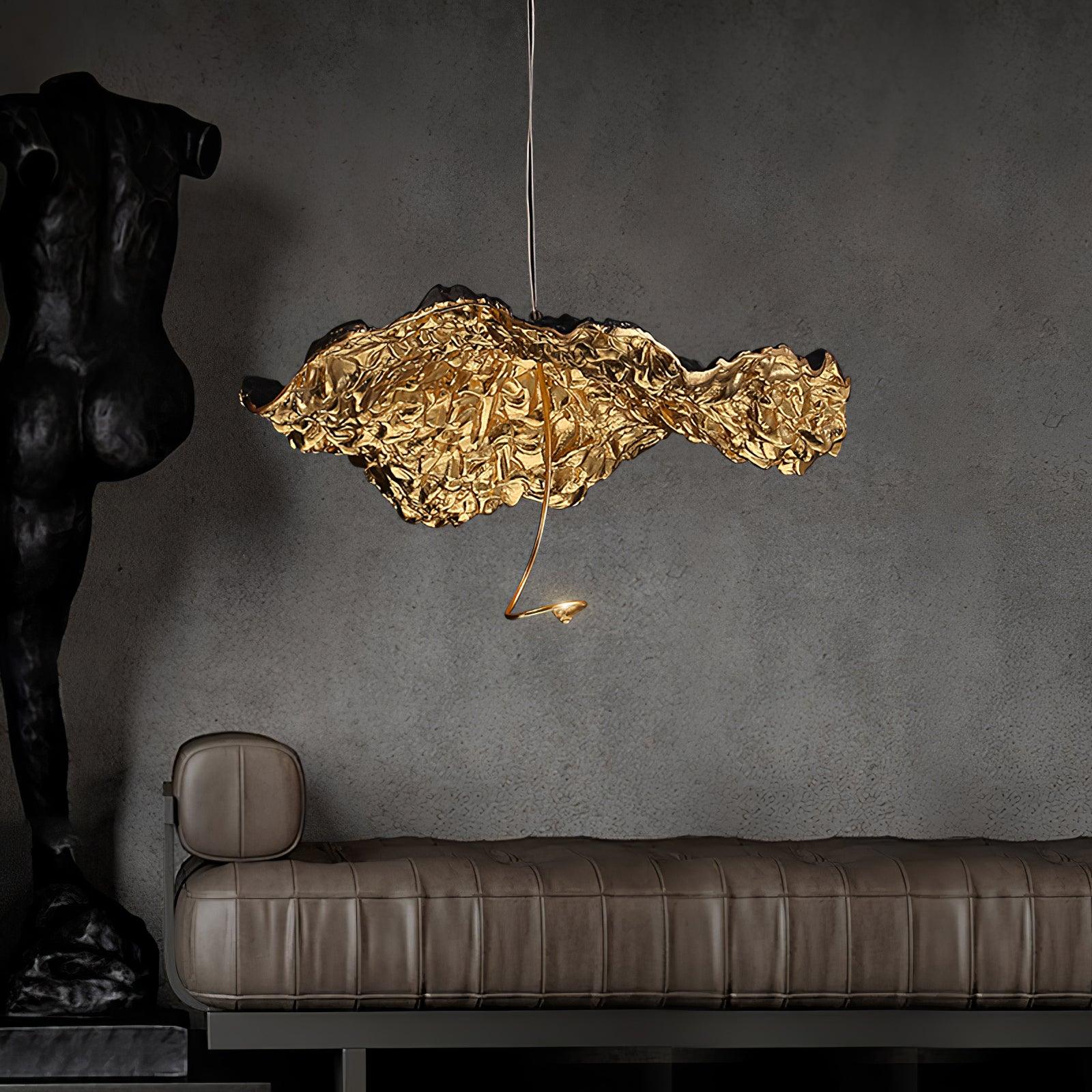 Aureate Cloud Brass Cluster Chandelier - Letslighting