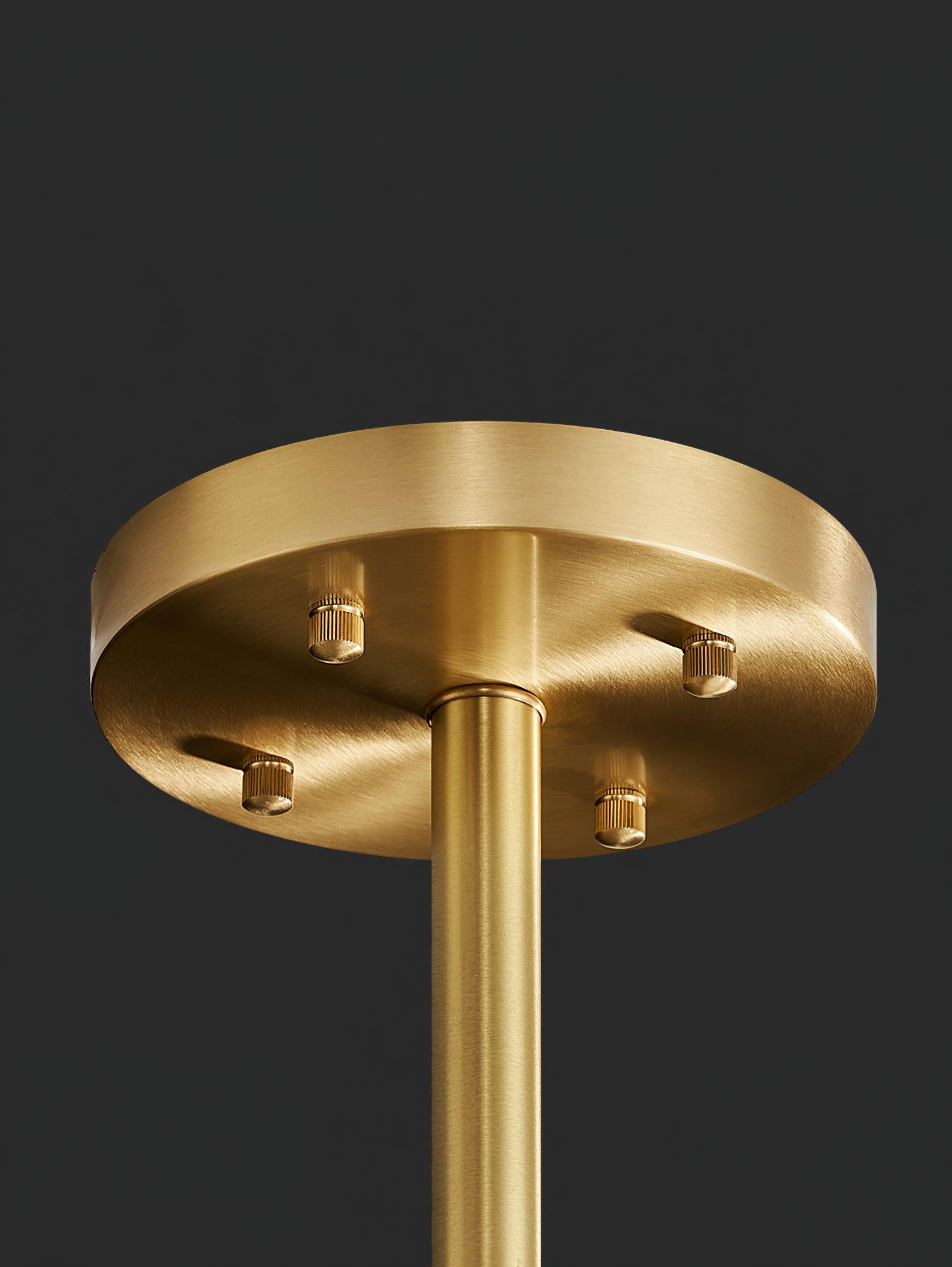 Lustra Chandelier Gold Clear Rod Elegant - Letslighting
