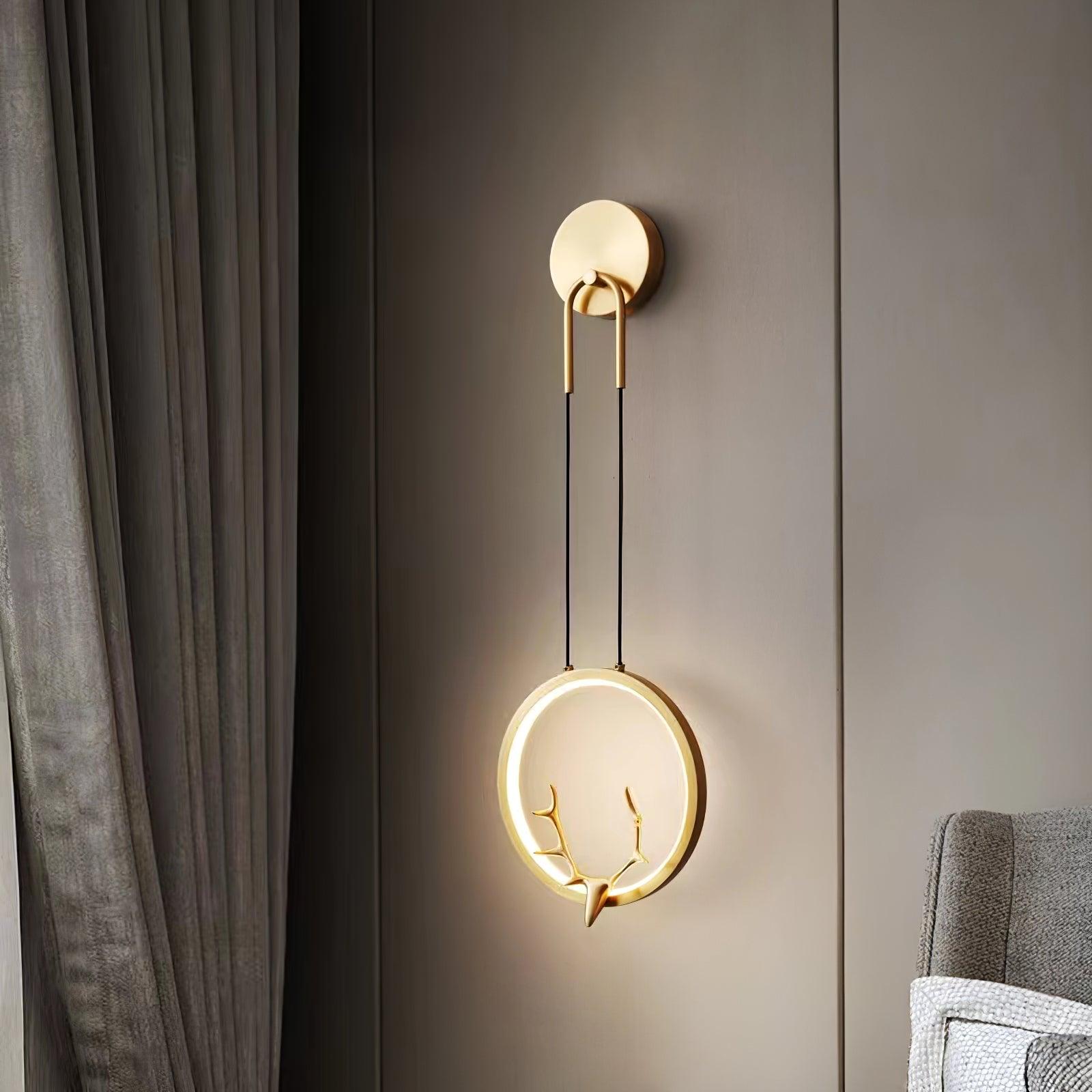 Celesta Brass Whimsical Wall Lamp - Letslighting