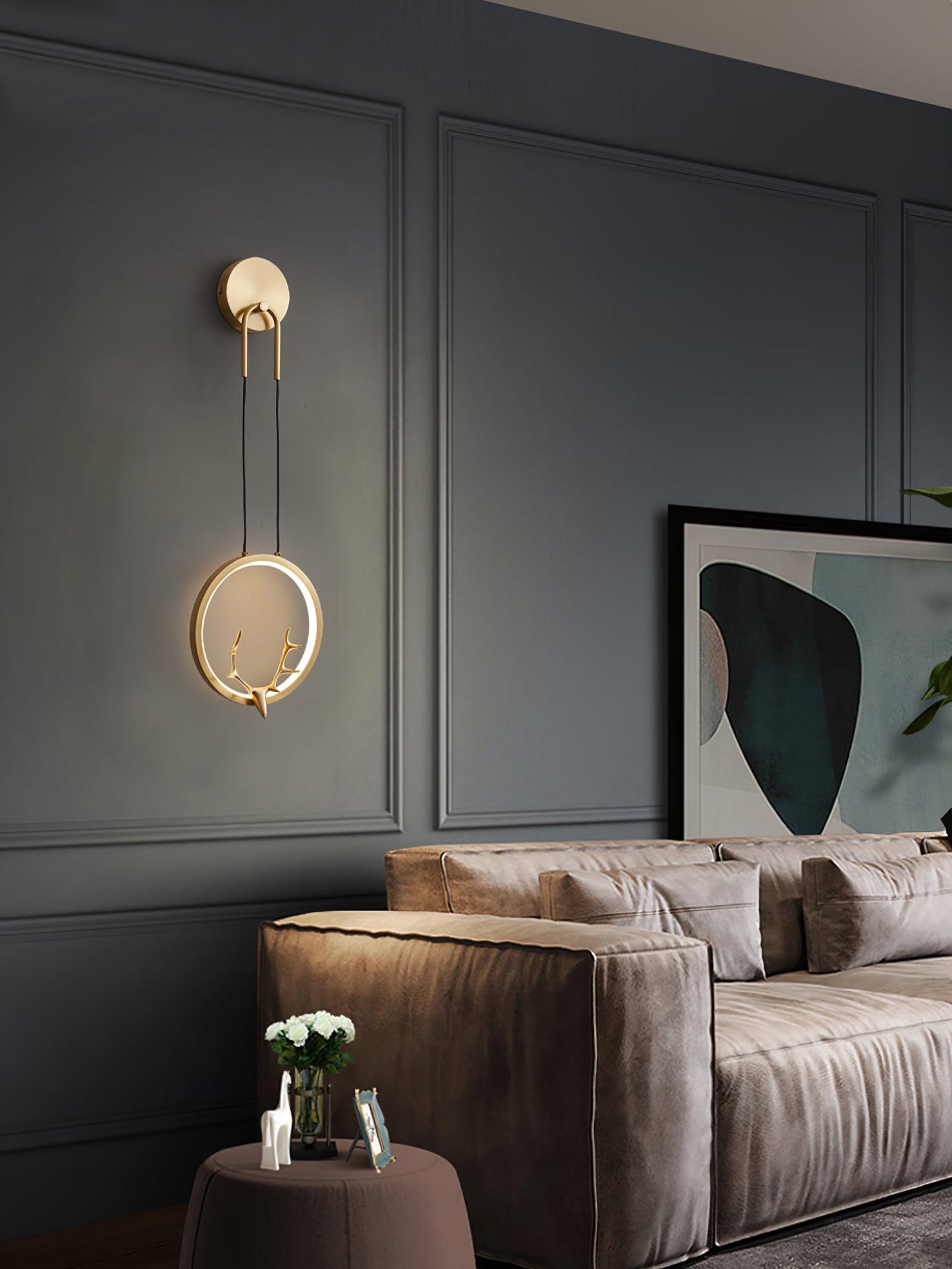Celesta Brass Whimsical Wall Lamp - Letslighting