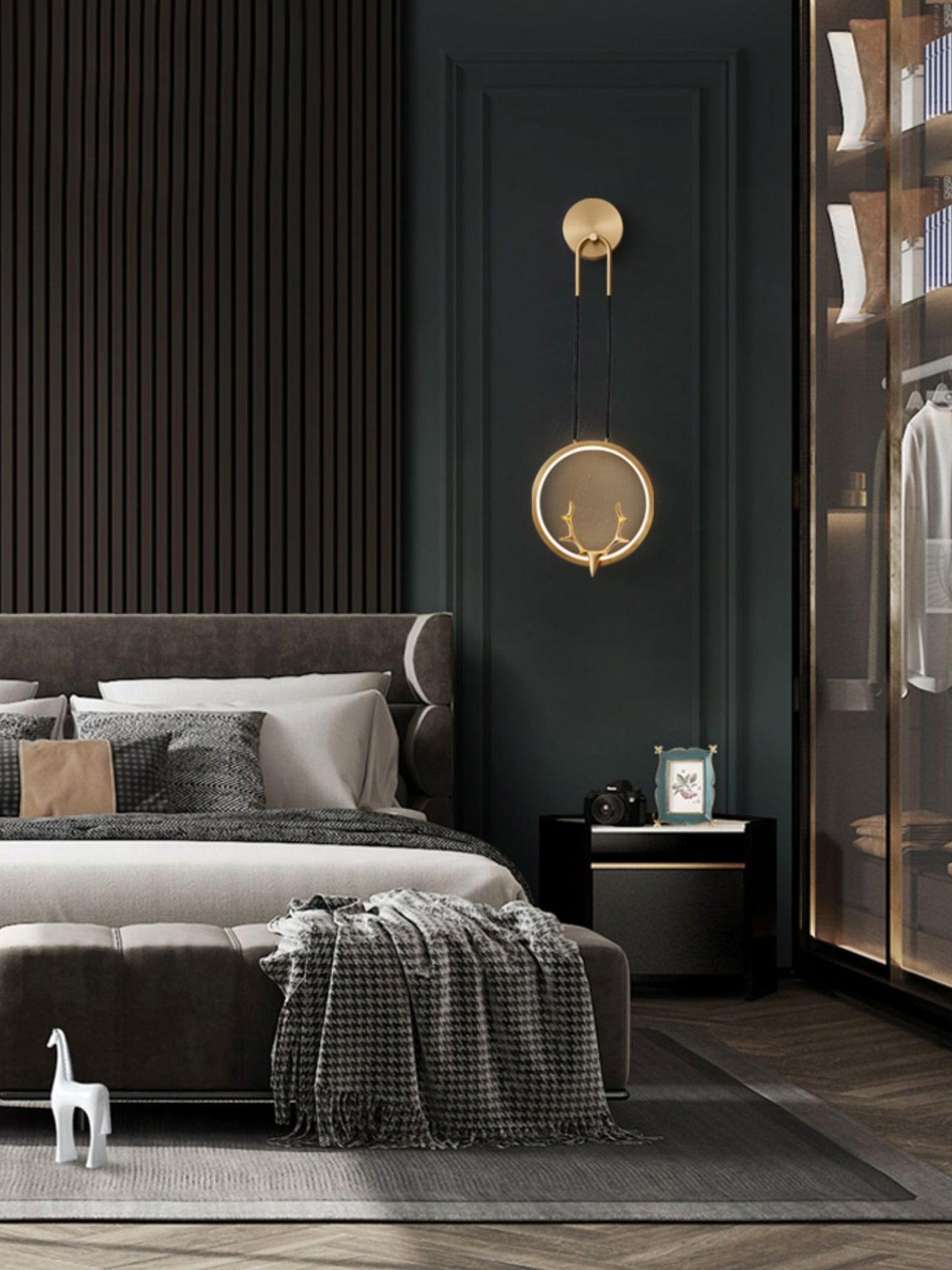 Celesta Brass Whimsical Wall Lamp - Letslighting