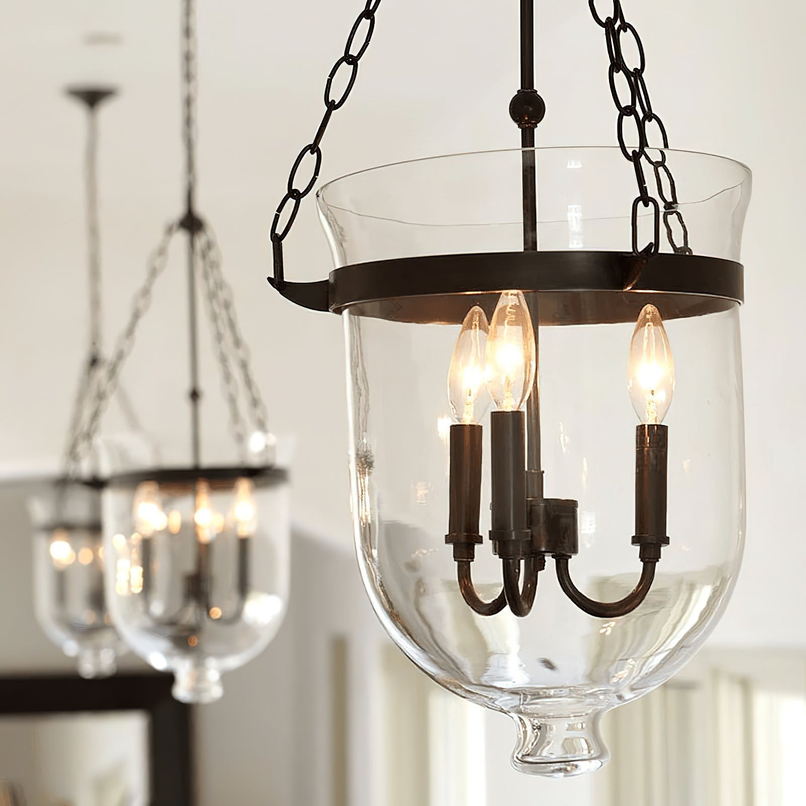 Avshaora Vintage Industrial Glass Pendant Light - Letslighting