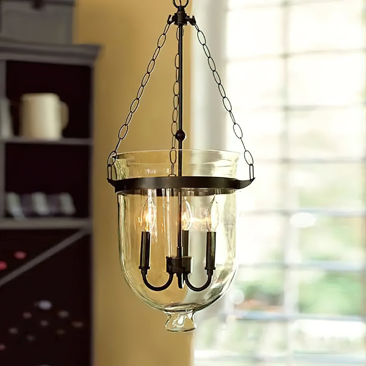 Avshaora Vintage Industrial Glass Pendant Light - Letslighting