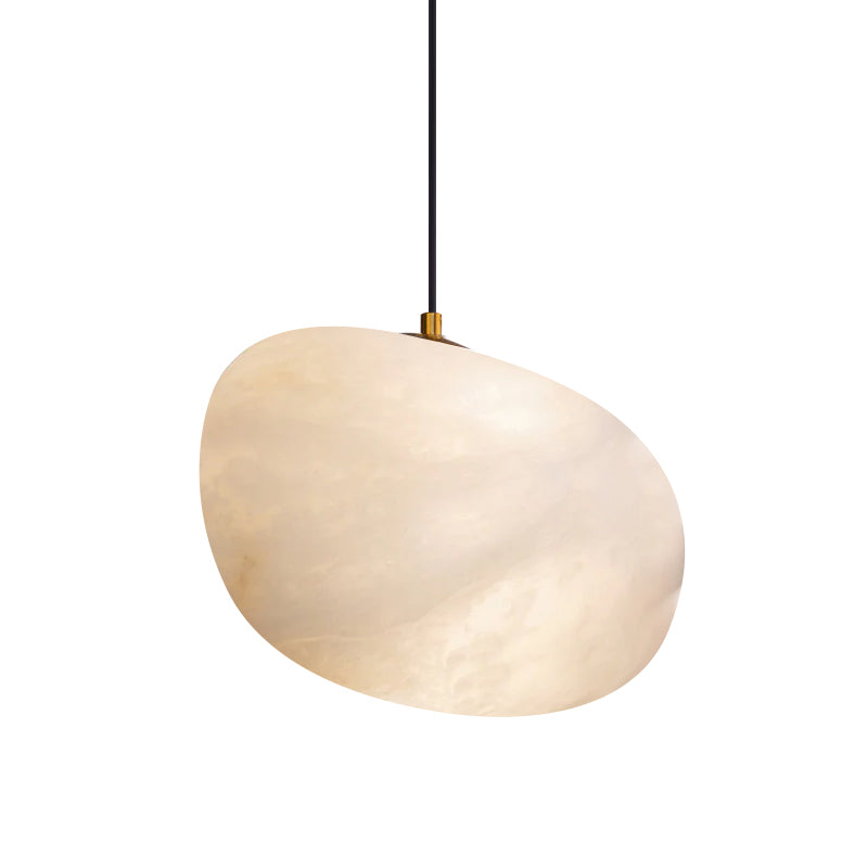 Goose Pendant Lamp Alabaster Brass Sophistication - Letslighting