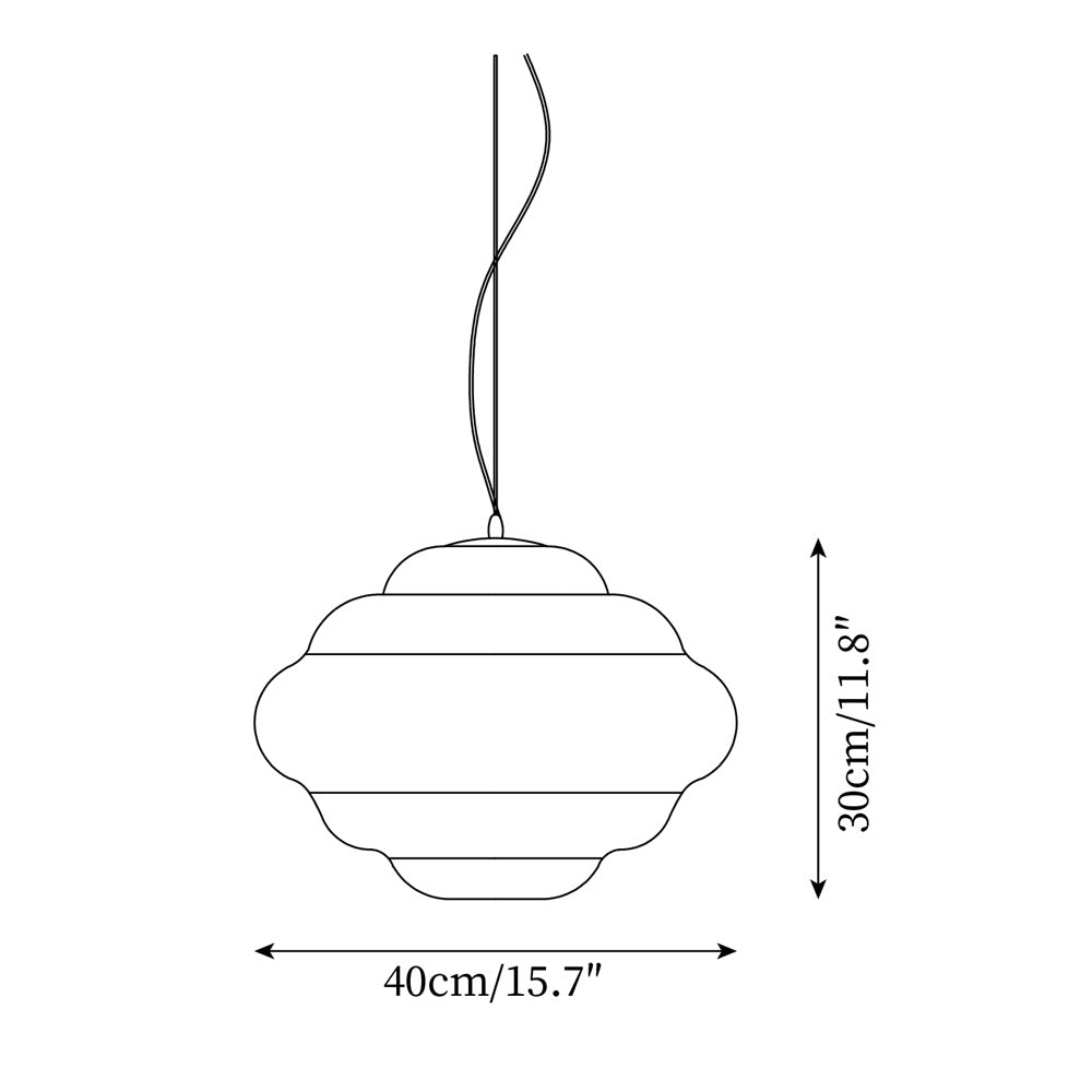 Gradient Pendant Lamp Cloud Playful - Letslighting