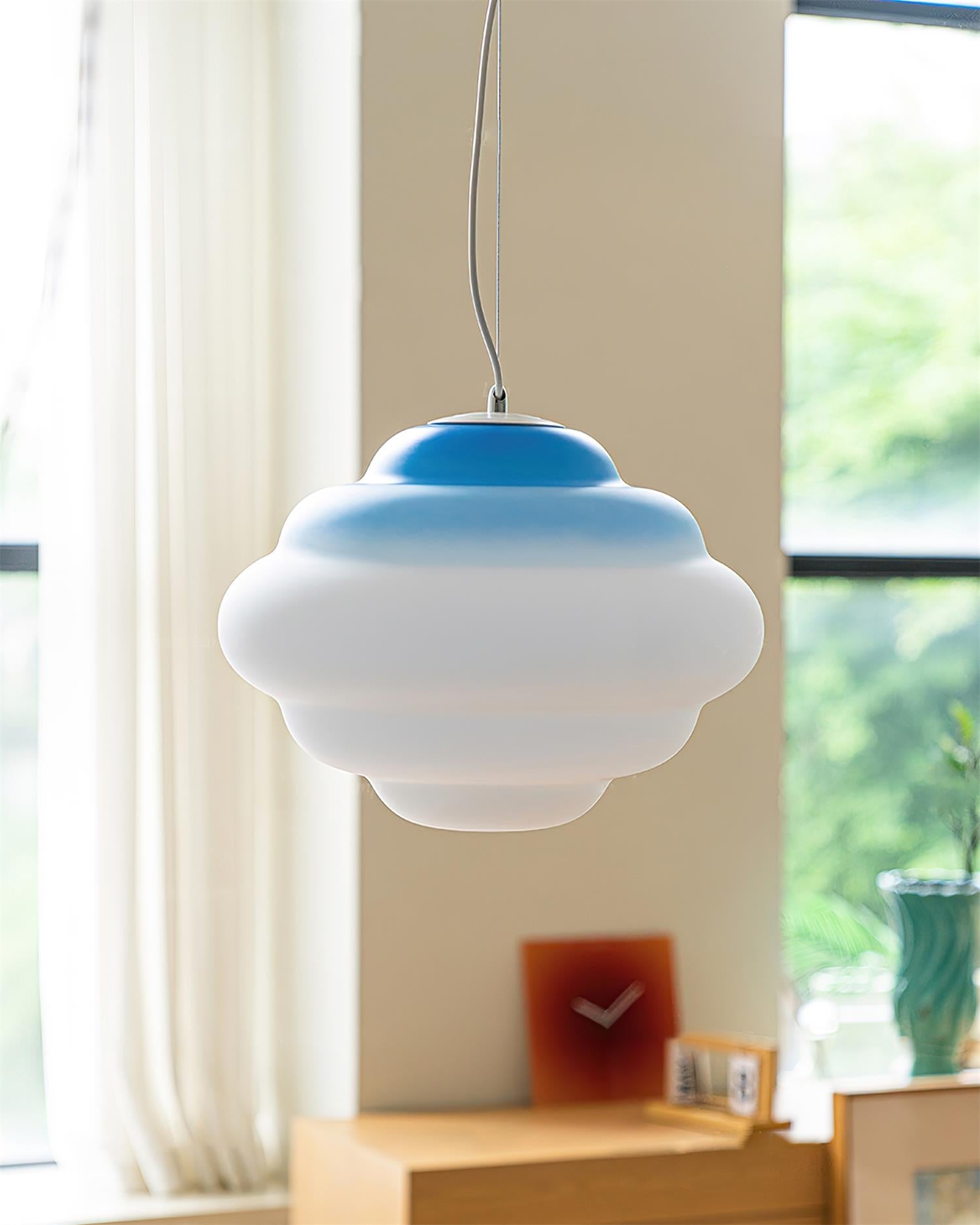 Eurvenara Premium Nordic Art Cloudy Glass Pendant Lamp - Letslighting
