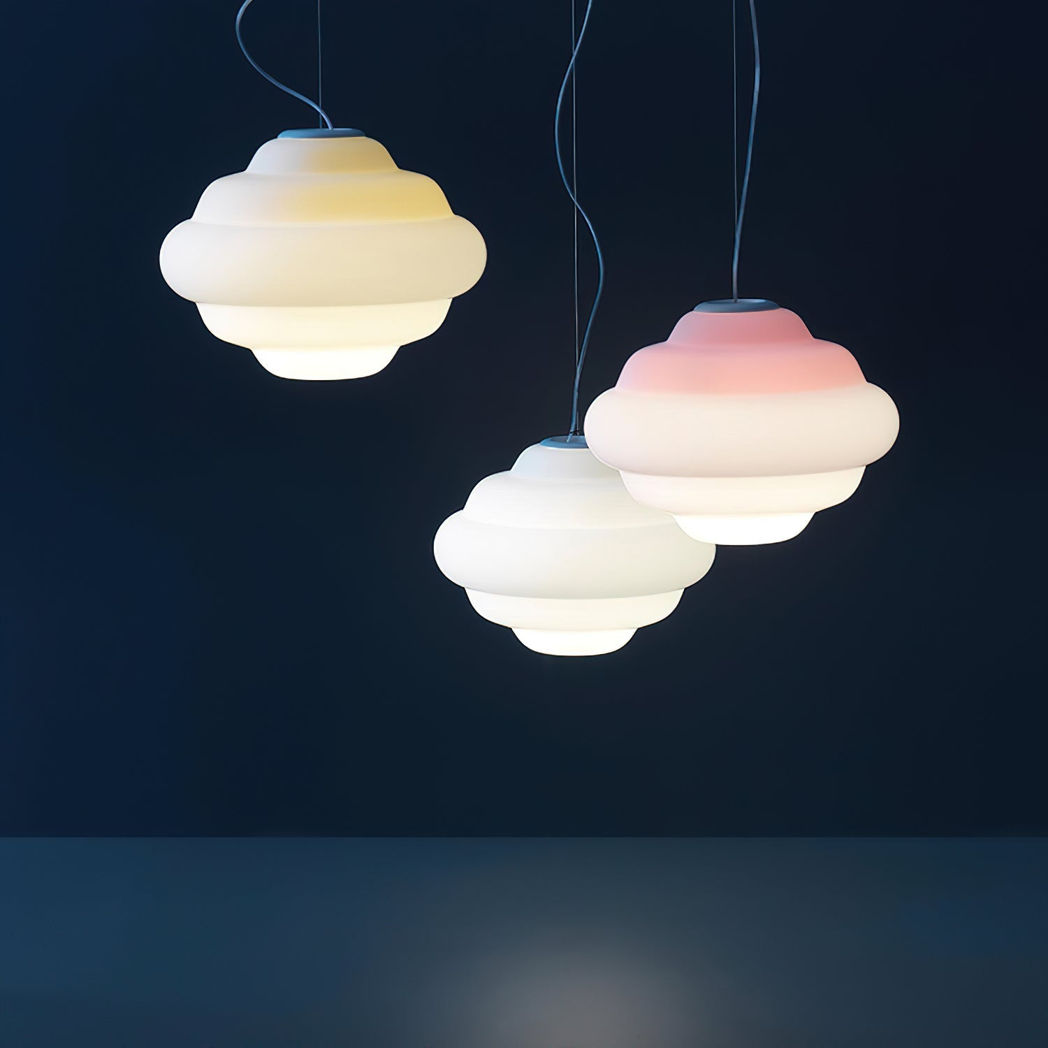 Eurvenara Premium Nordic Art Cloudy Glass Pendant Lamp - Letslighting