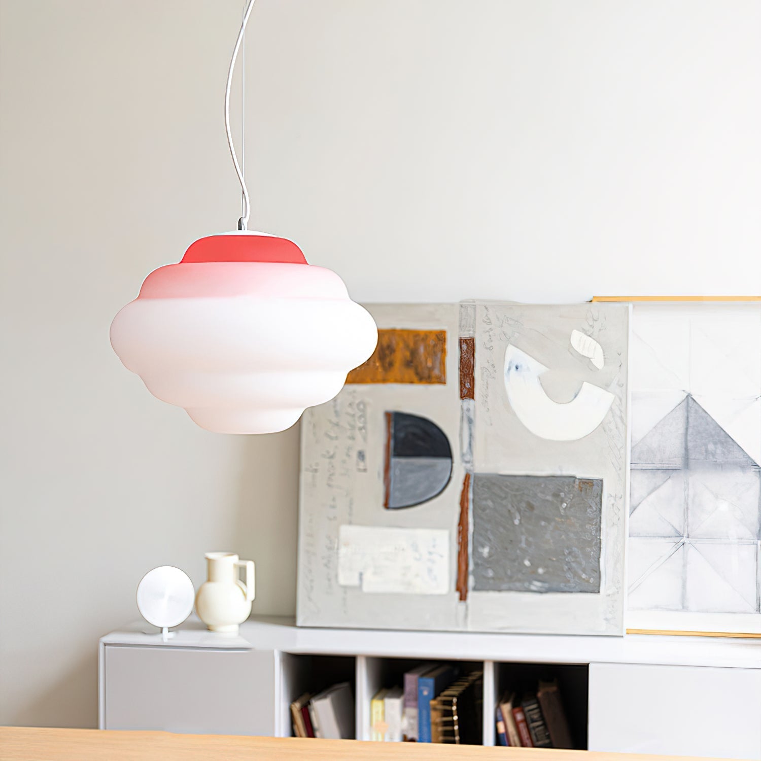 Eurvenara Premium Nordic Art Cloudy Glass Pendant Lamp - Letslighting