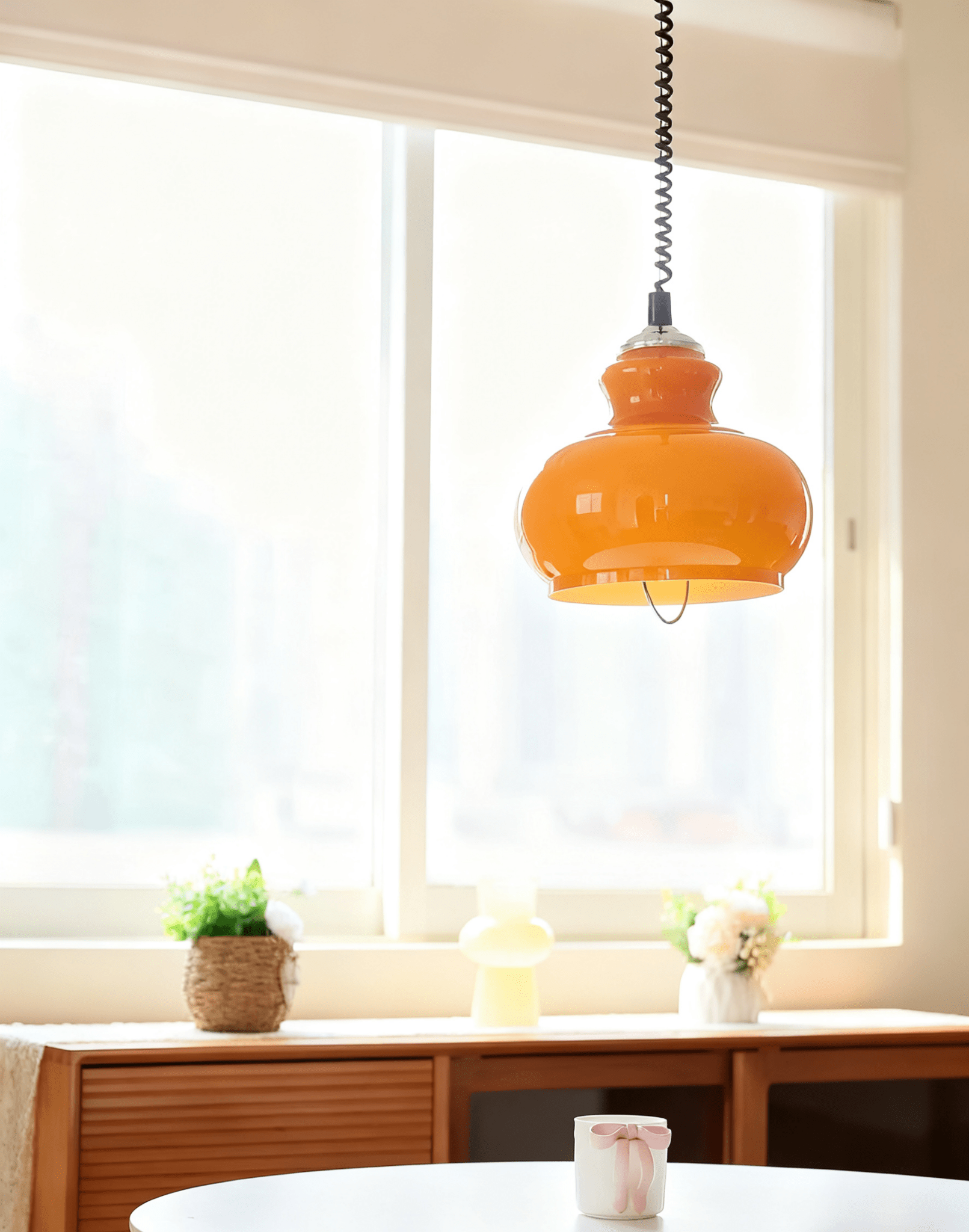 Gradient Modern Metal & Glass Pendant Light