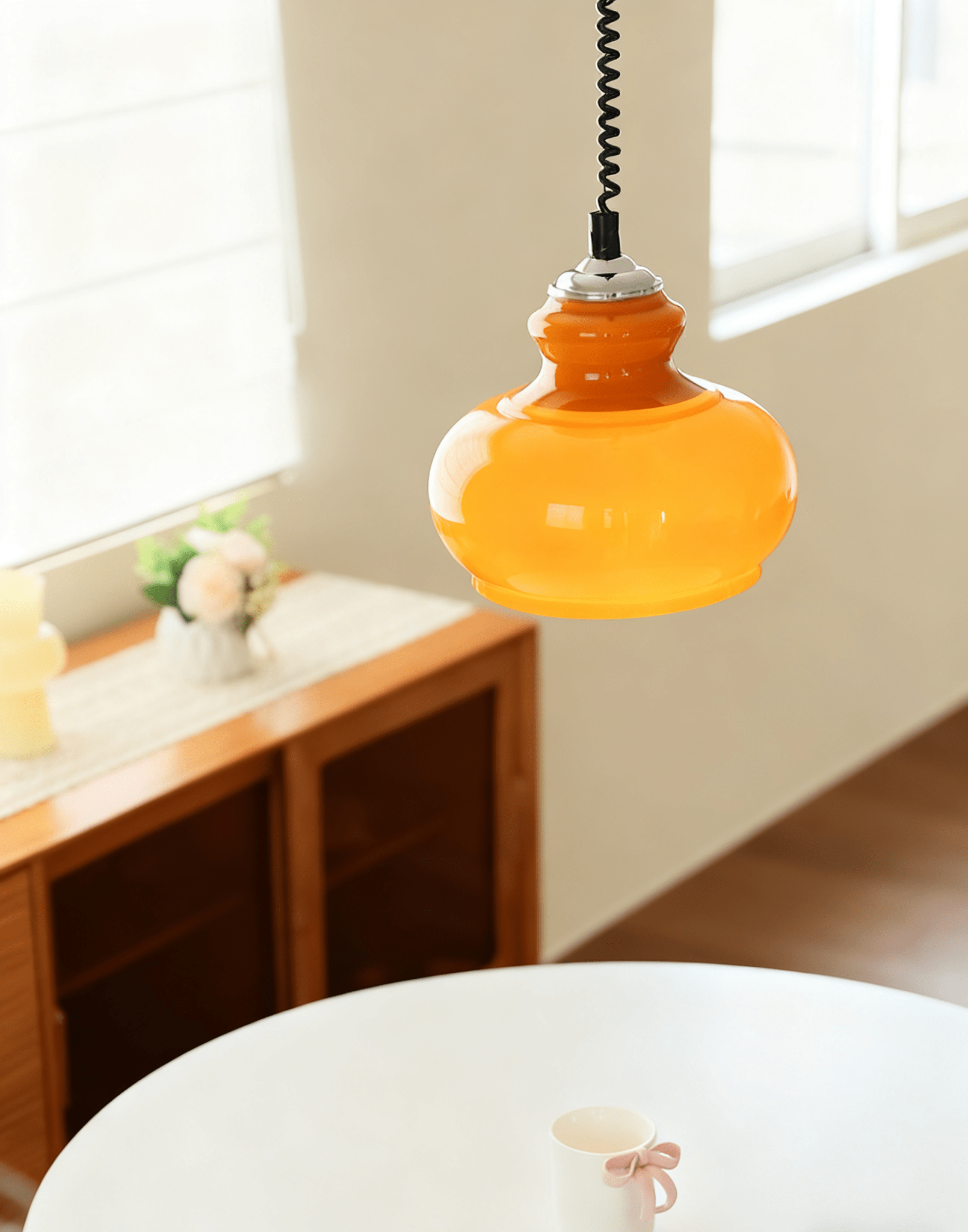 Gradient Modern Metal & Glass Pendant Light