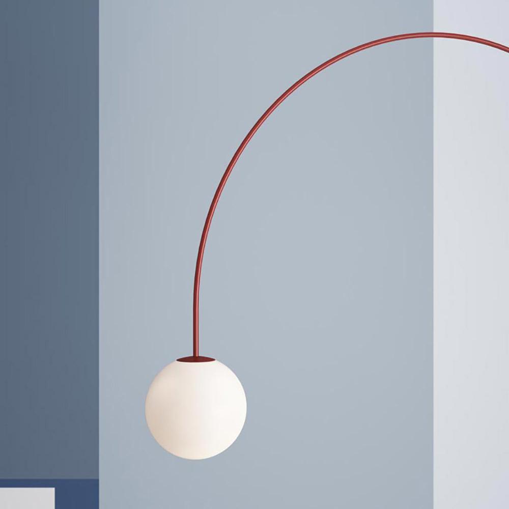 Lustra Chandelier Red Globe Modern - Letslighting