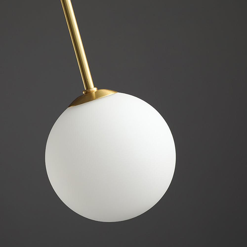 Lustra Chandelier Red Globe Modern - Letslighting