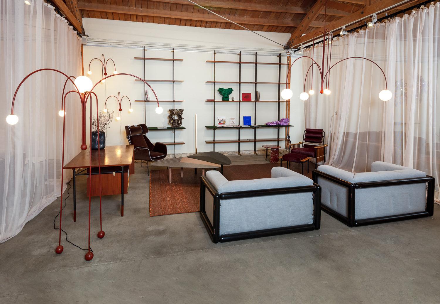 Lustra Chandelier Red Globe Modern - Letslighting