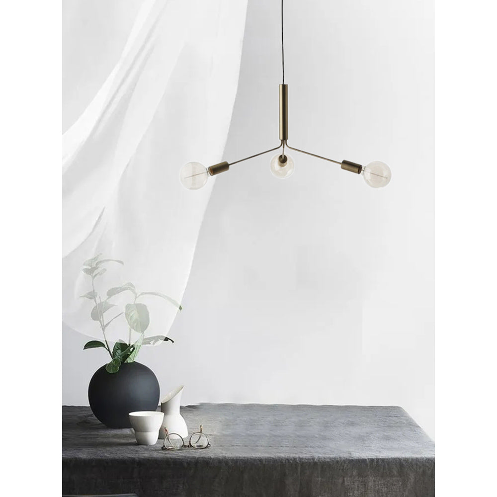 Mysolisra Modern Minimalist Metro Chandelier - Letslighting