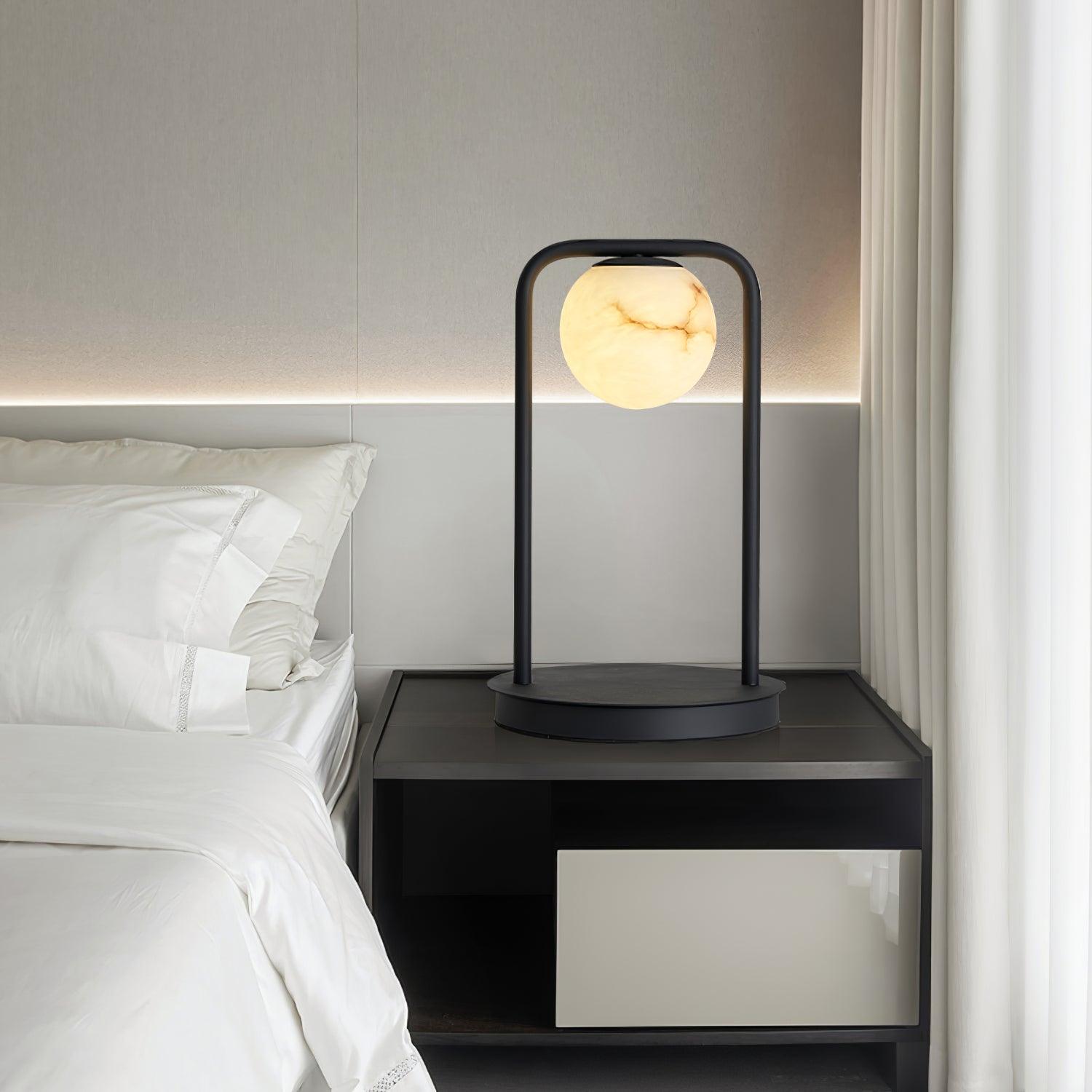 Ulrinus Arch Alabaster Table Lamp - Letslighting