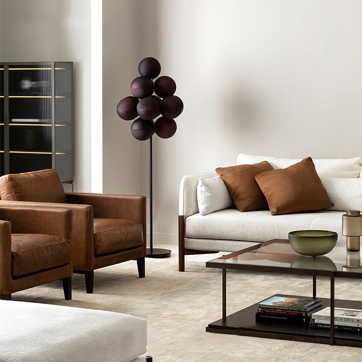 Nyrain Glass Artistic Floor Lamp - Letslighting