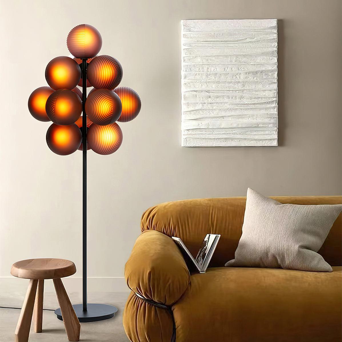 Nyrain Glass Artistic Floor Lamp - Letslighting