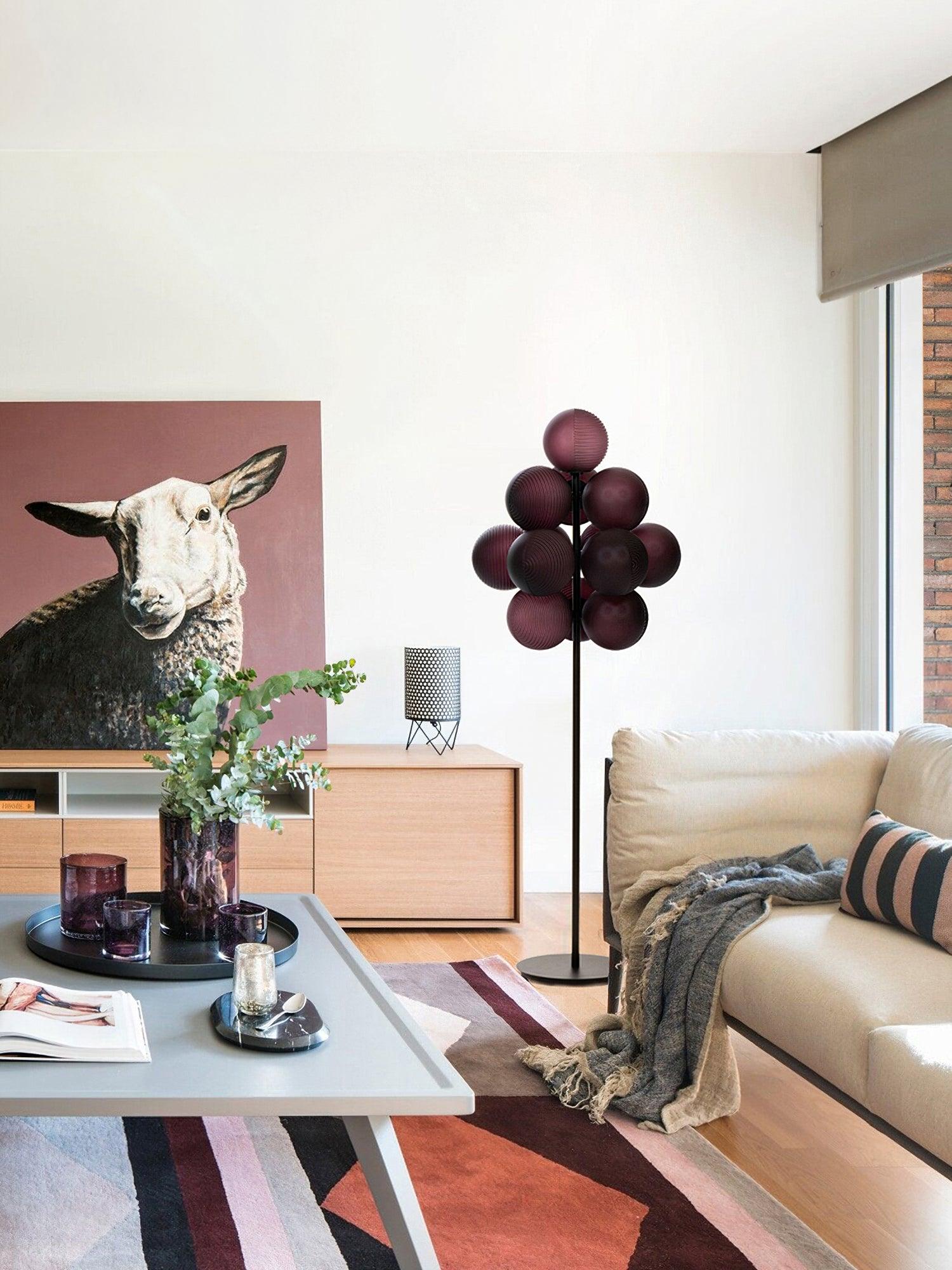 Nyrain Glass Artistic Floor Lamp - Letslighting