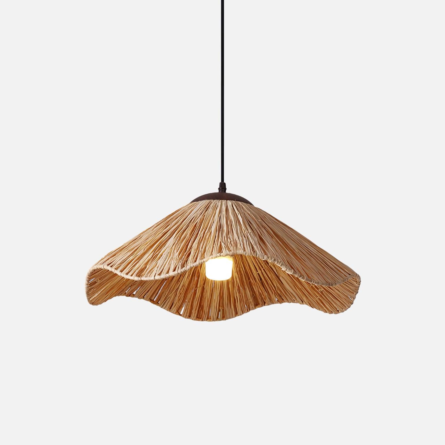 Firan Straw Bohemian Pendant Lamp - Letslighting