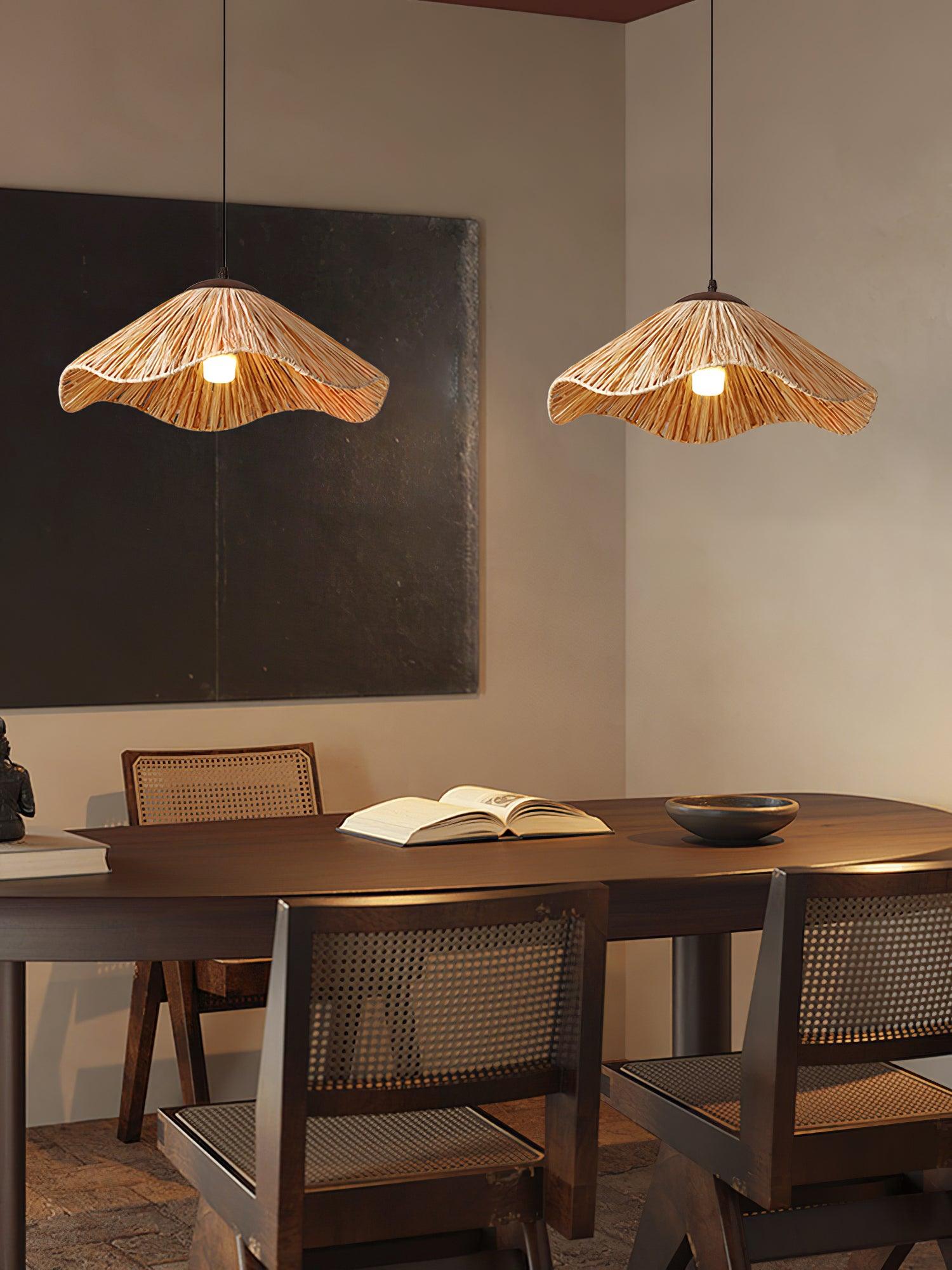 Firan Straw Bohemian Pendant Lamp - Letslighting