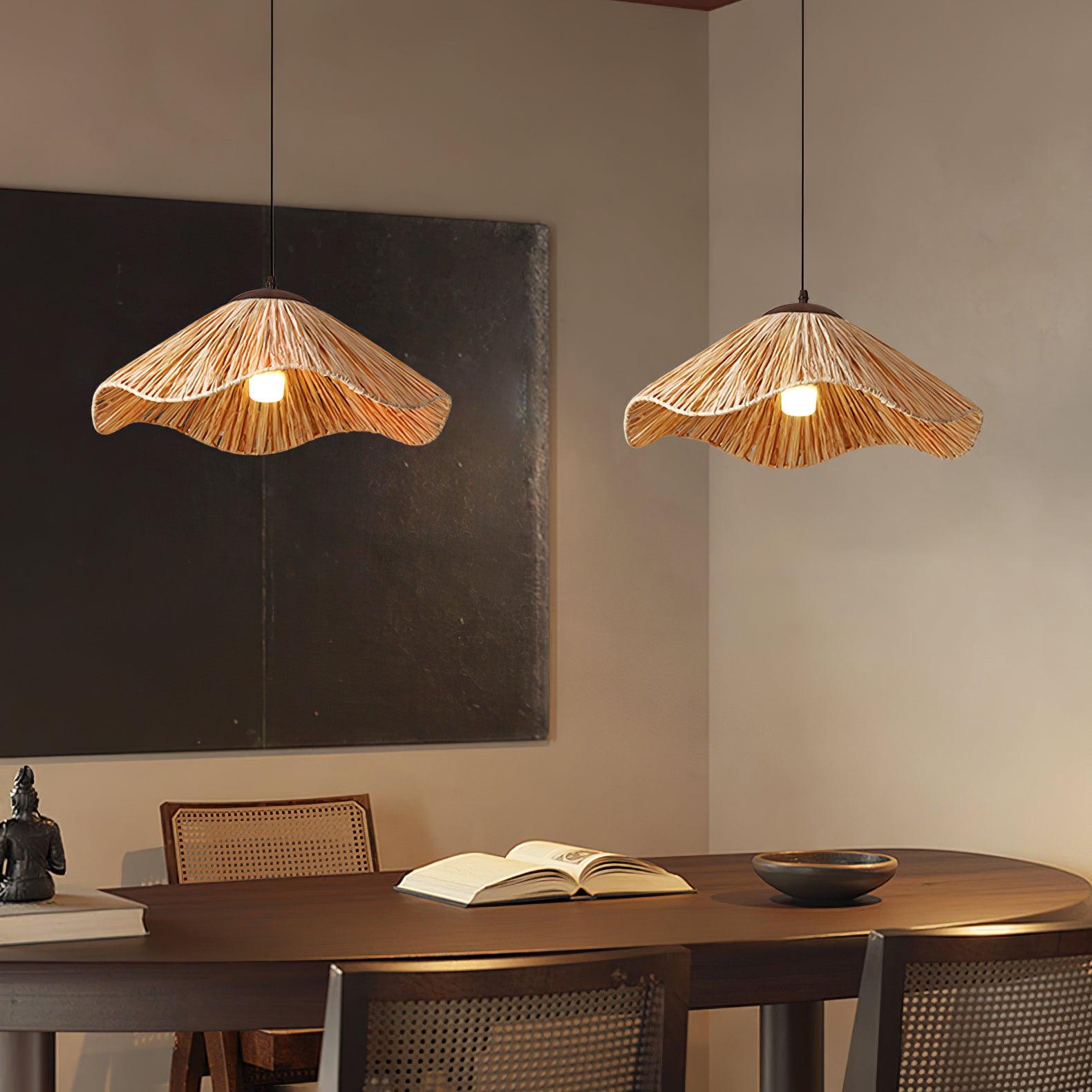 Firan Straw Bohemian Pendant Lamp - Letslighting