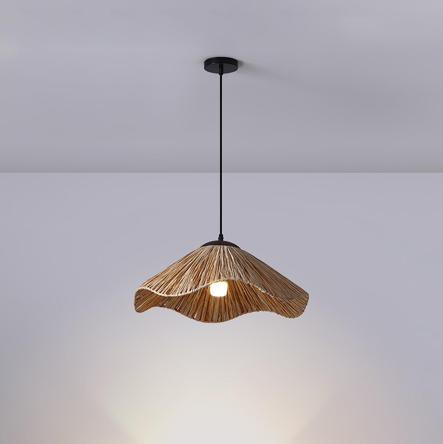 Firan Straw Bohemian Pendant Lamp - Letslighting