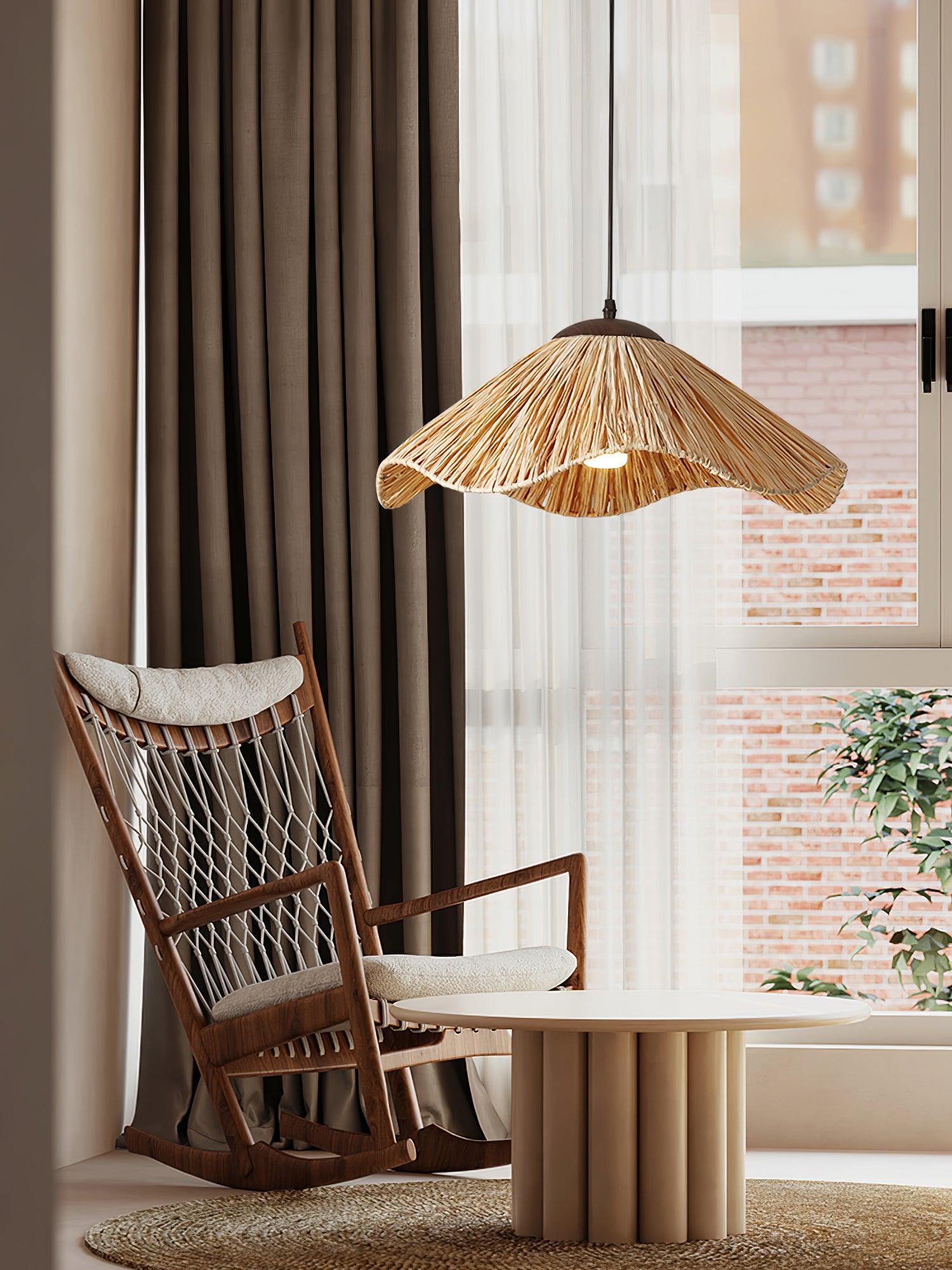 Firan Straw Bohemian Pendant Lamp - Letslighting