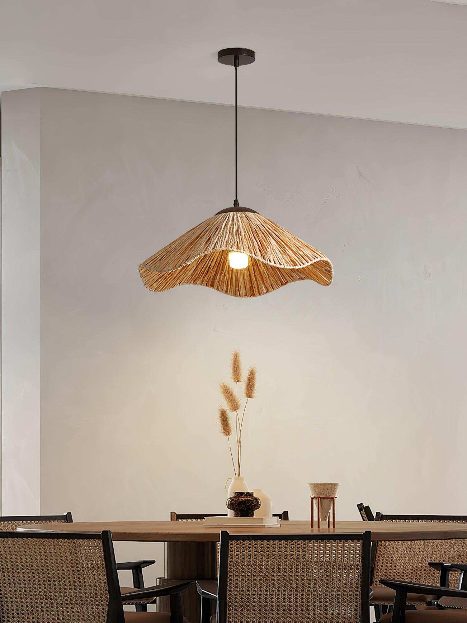 Firan Straw Bohemian Pendant Lamp - Letslighting