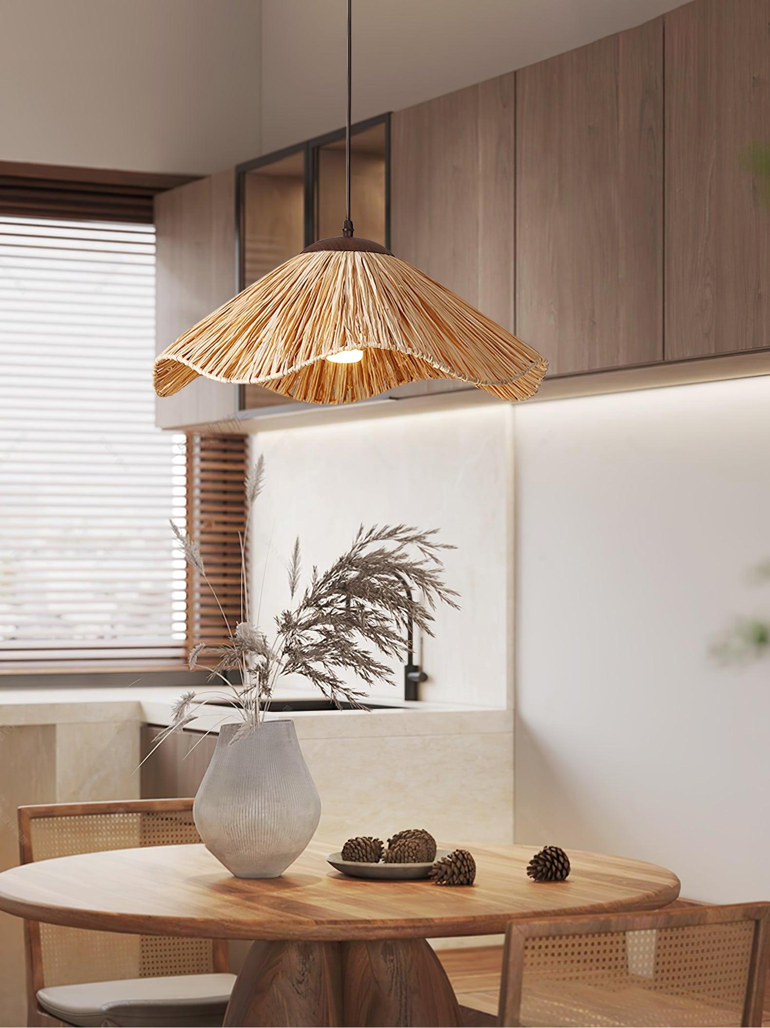 Firan Straw Bohemian Pendant Lamp - Letslighting